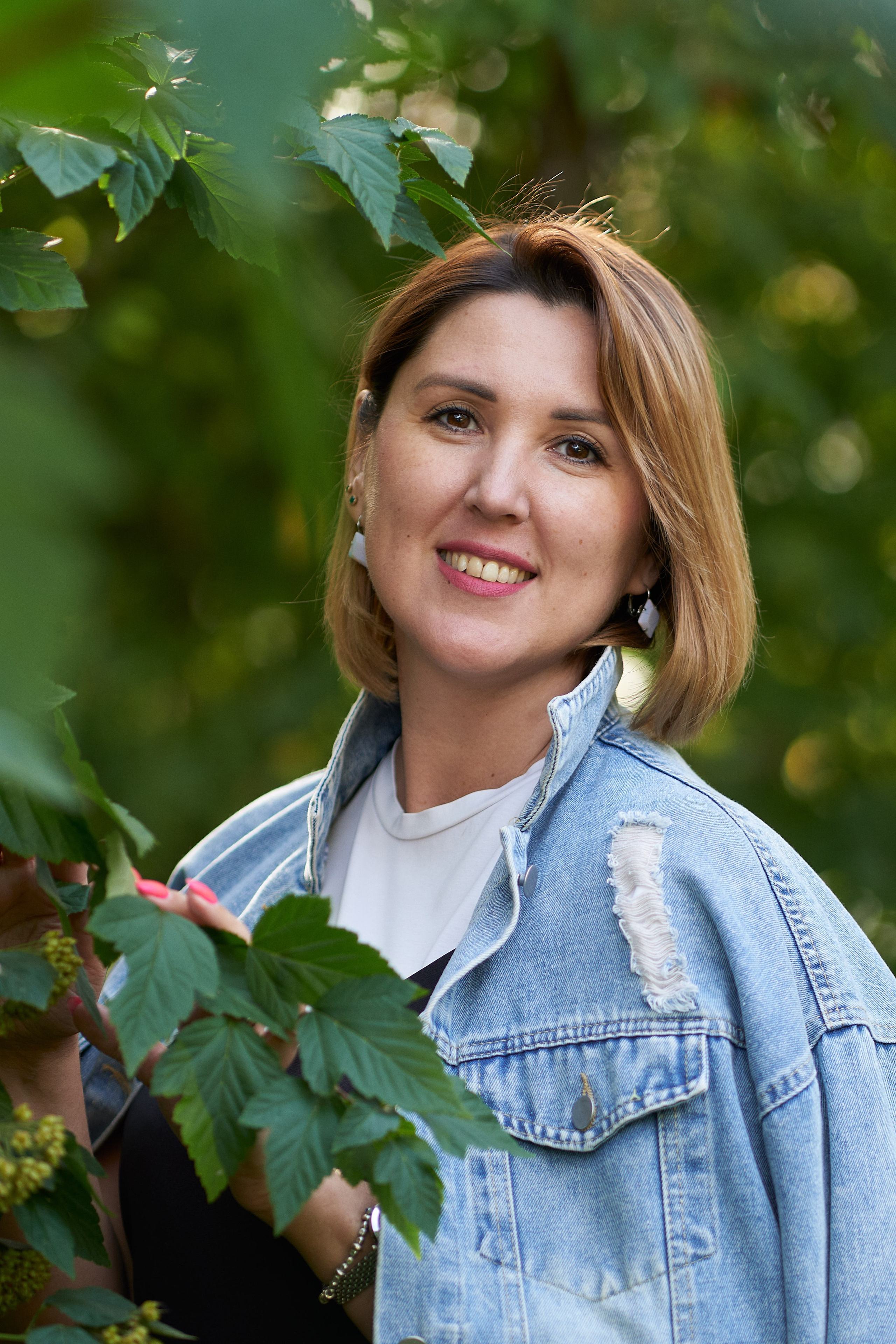 Прогулка с семьёй. Анна Катасонова