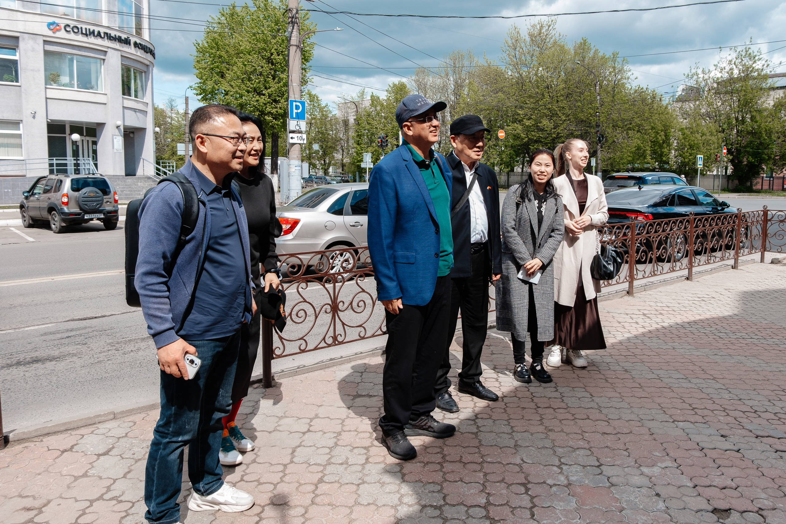 Делегация Китая в Ивановской текстильной компании