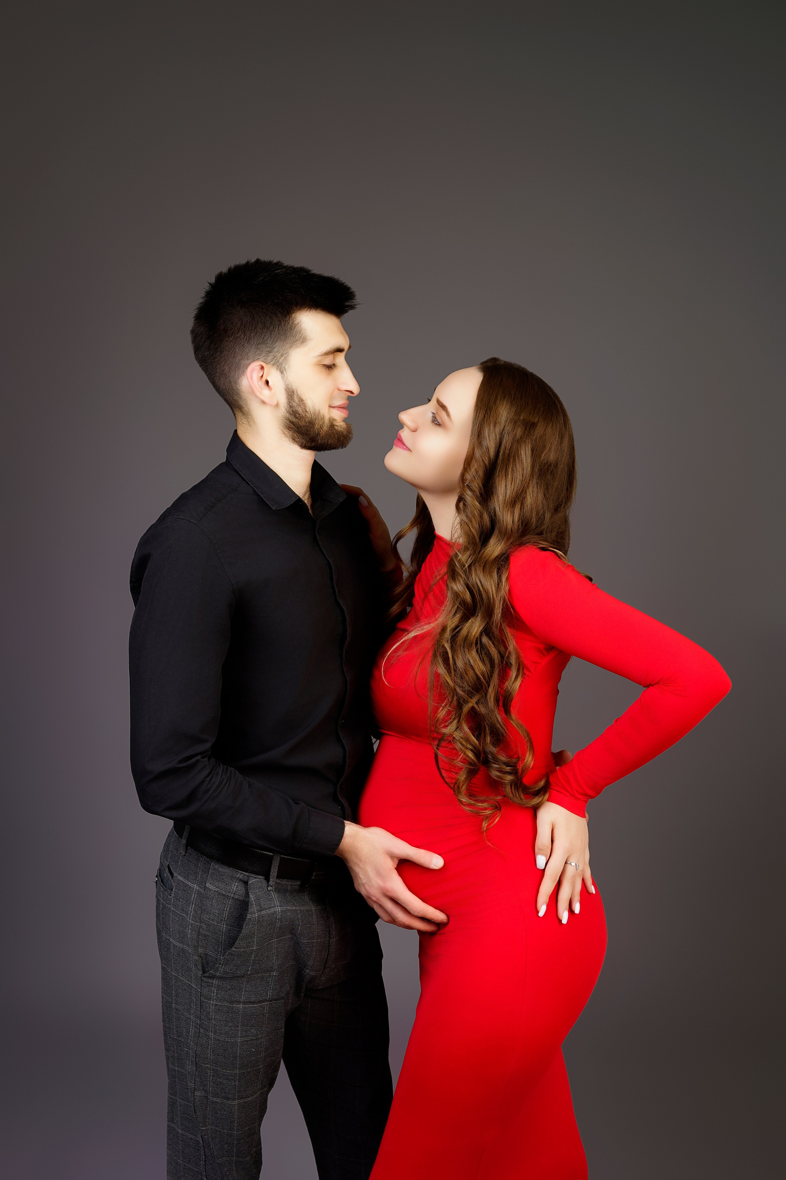 Съёмка беременности в моей фотостудии «НЕБО». Женский фотограф в Химках Алёна Ленёва