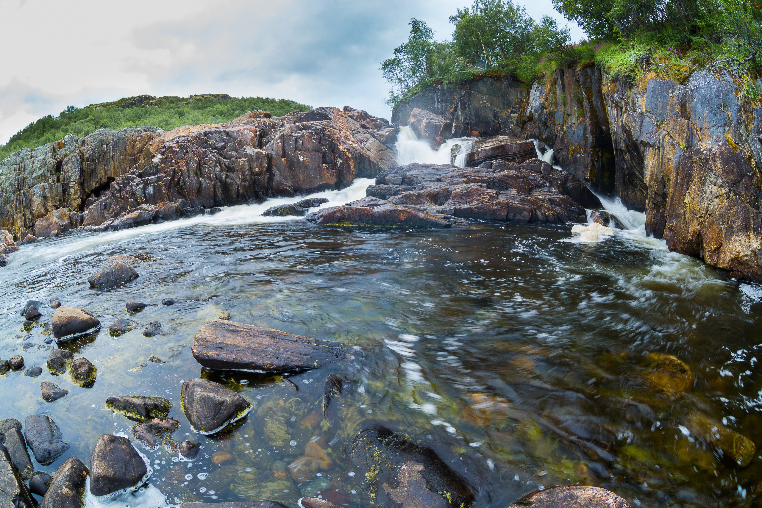 Водоемы. Пейзажи Крайнего Севера. Баренцево море, Рыбачий, Средний, Немецкий