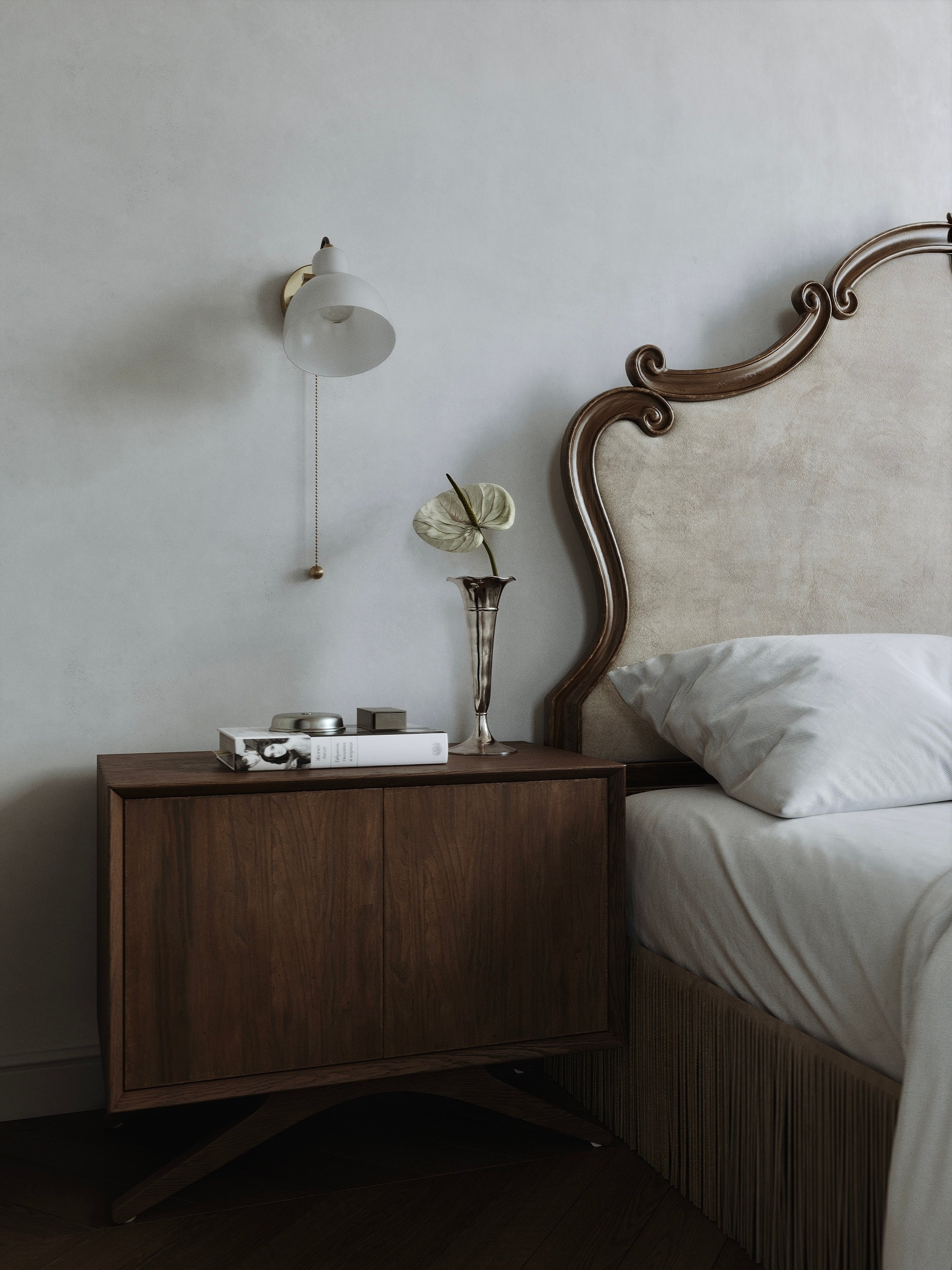 Спальня ЖК «Опера» г. Тюмень. 3d визуализатор Валерия Романова