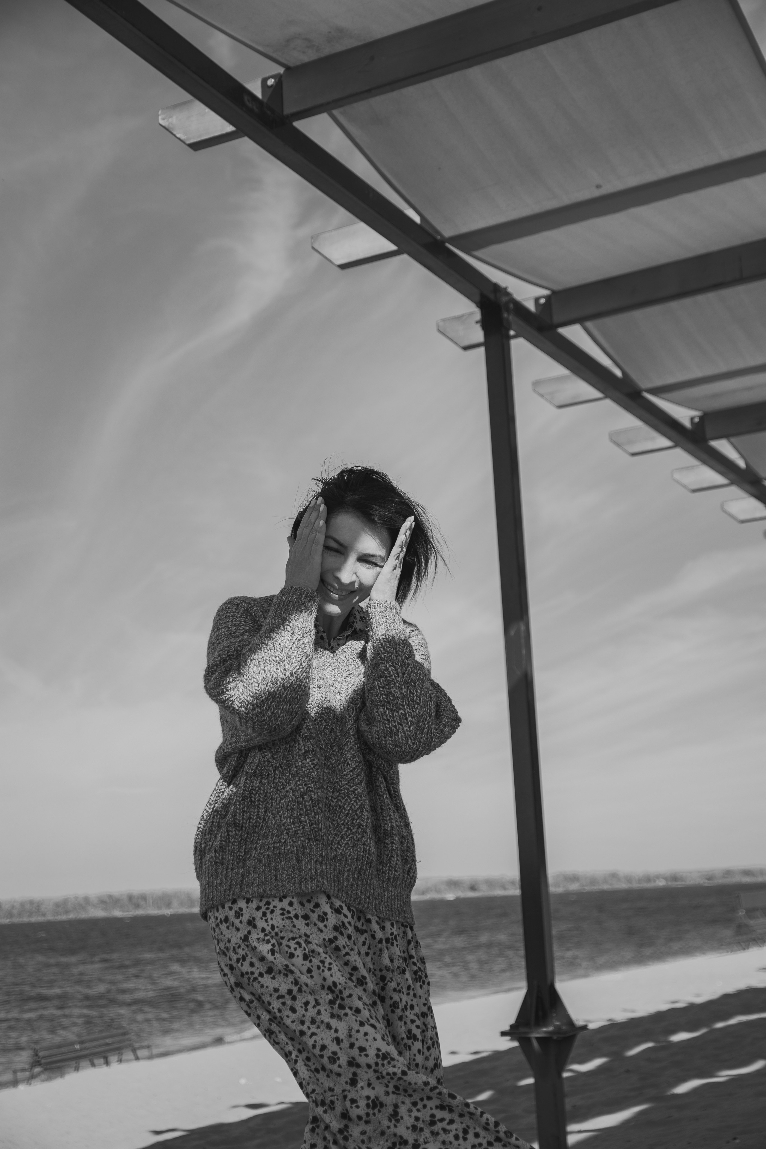 Женская фотосессия на набережной в Самаре