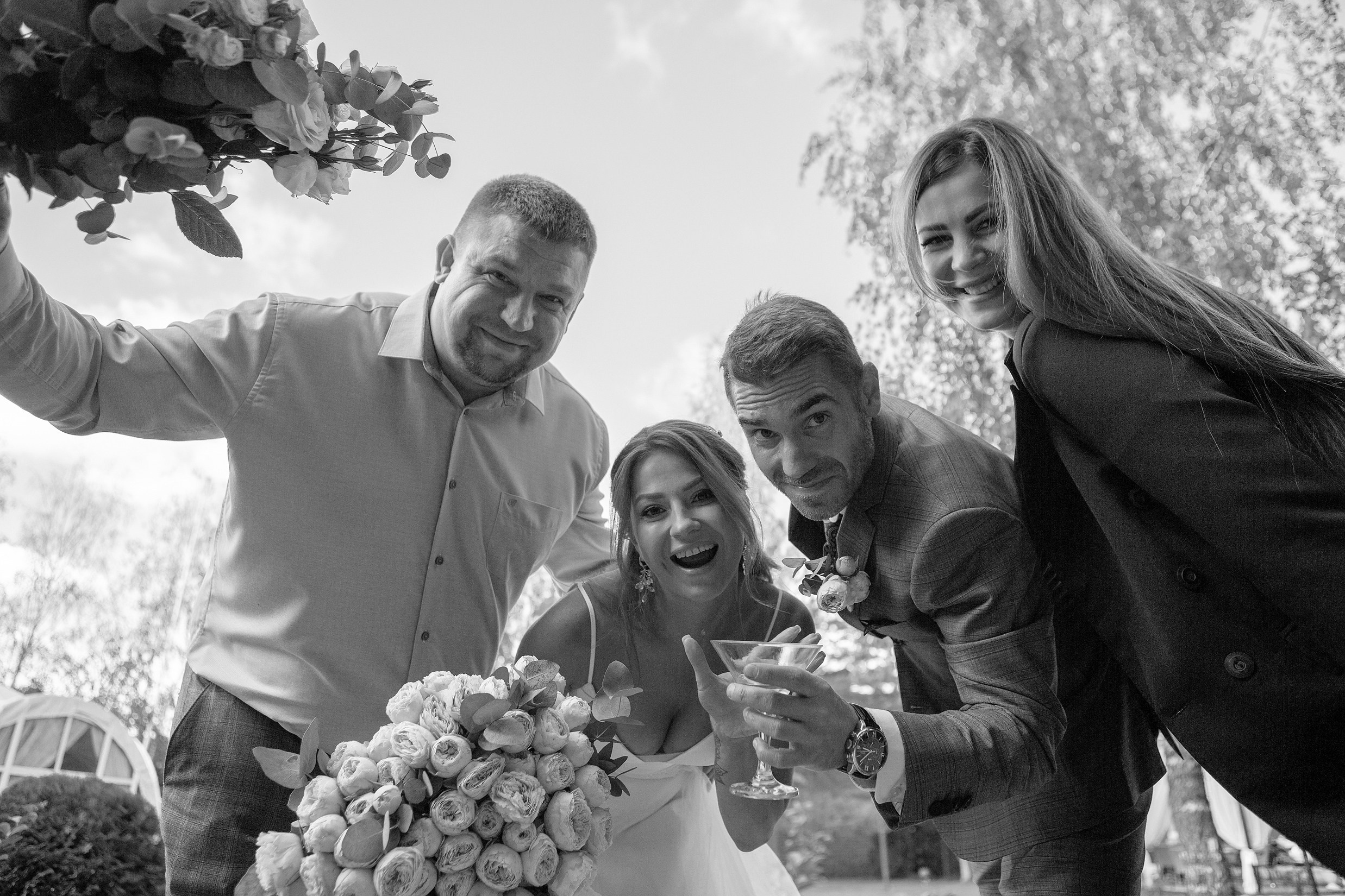 Свадьба с гостями. Свадебный и портретный фотограф Москва