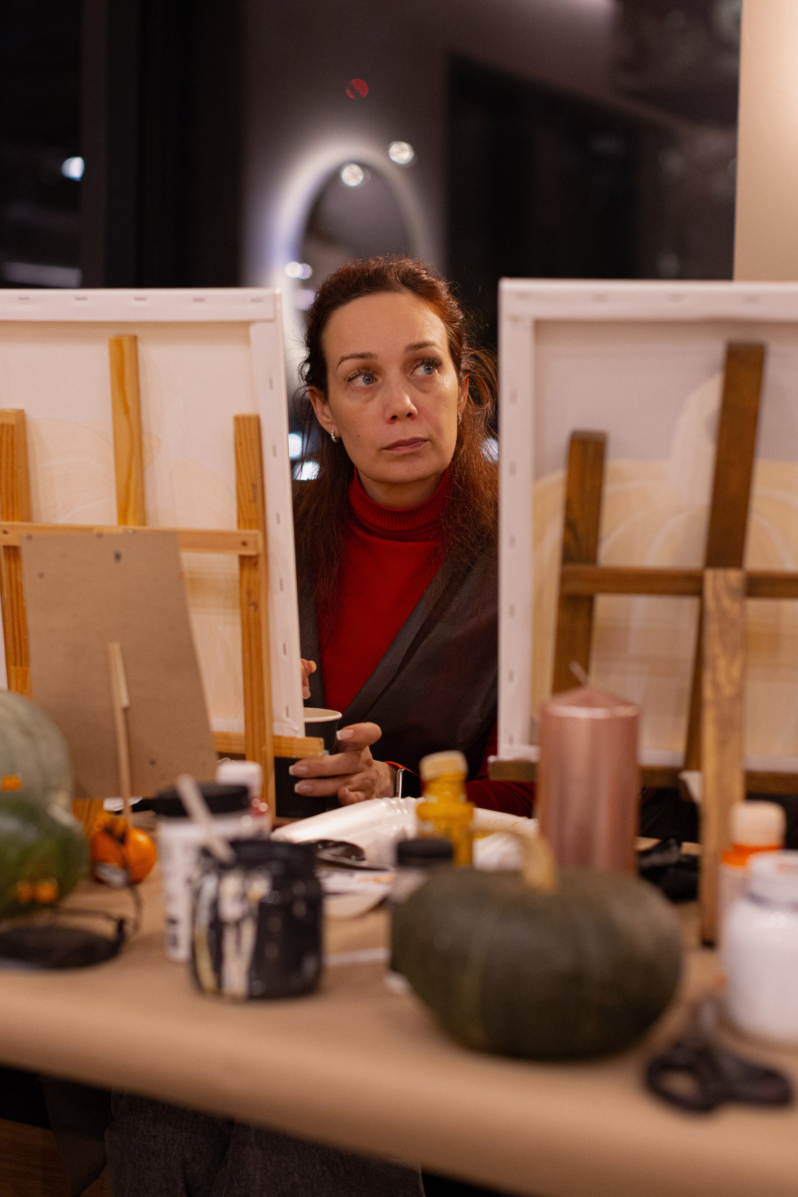 МК Тыква в кафе Здрасте. Анастасия Ракчеева Художник