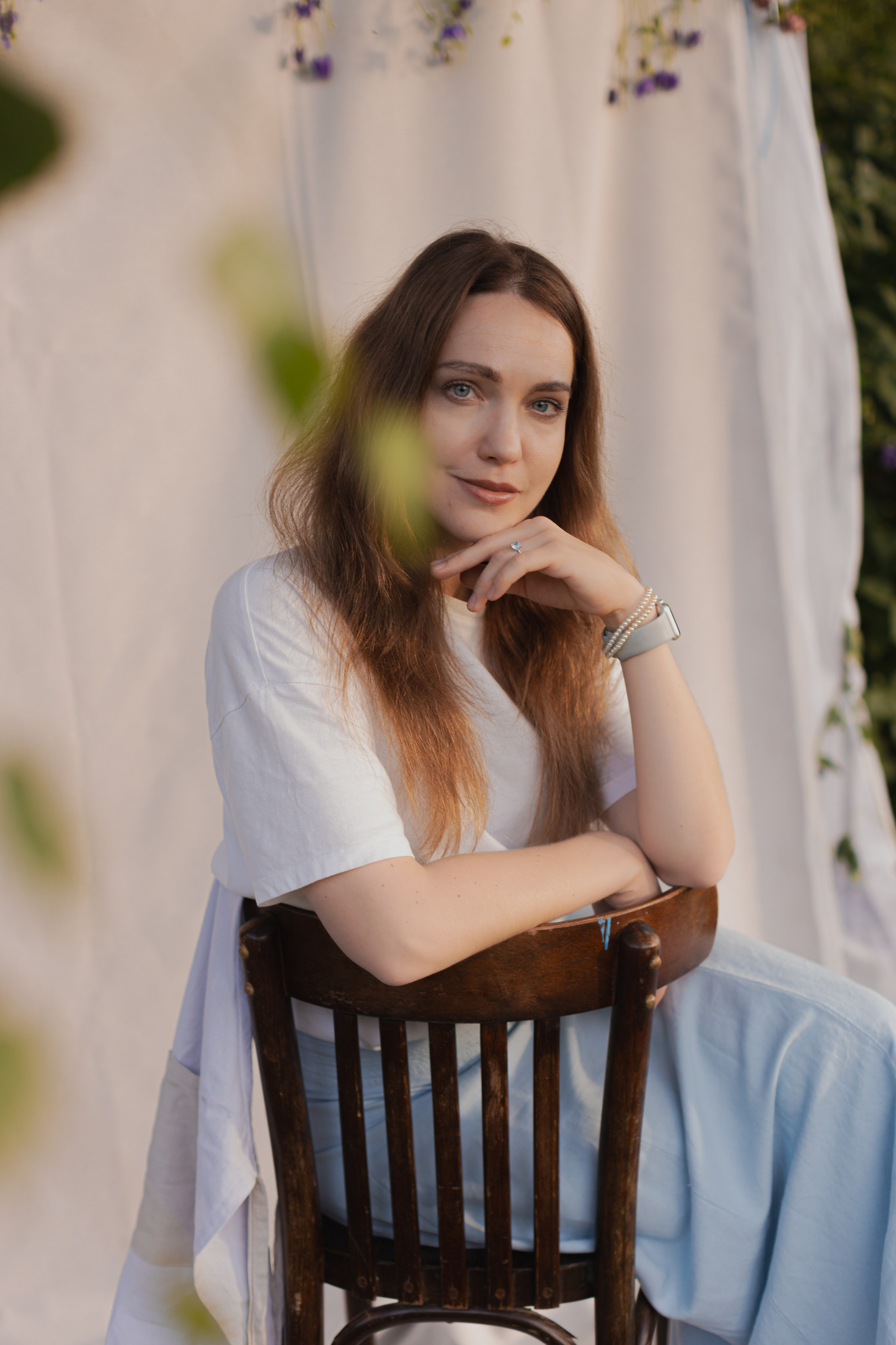 Мк Сирень на зеркале (девичник в парке). Анастасия Ракчеева Художник