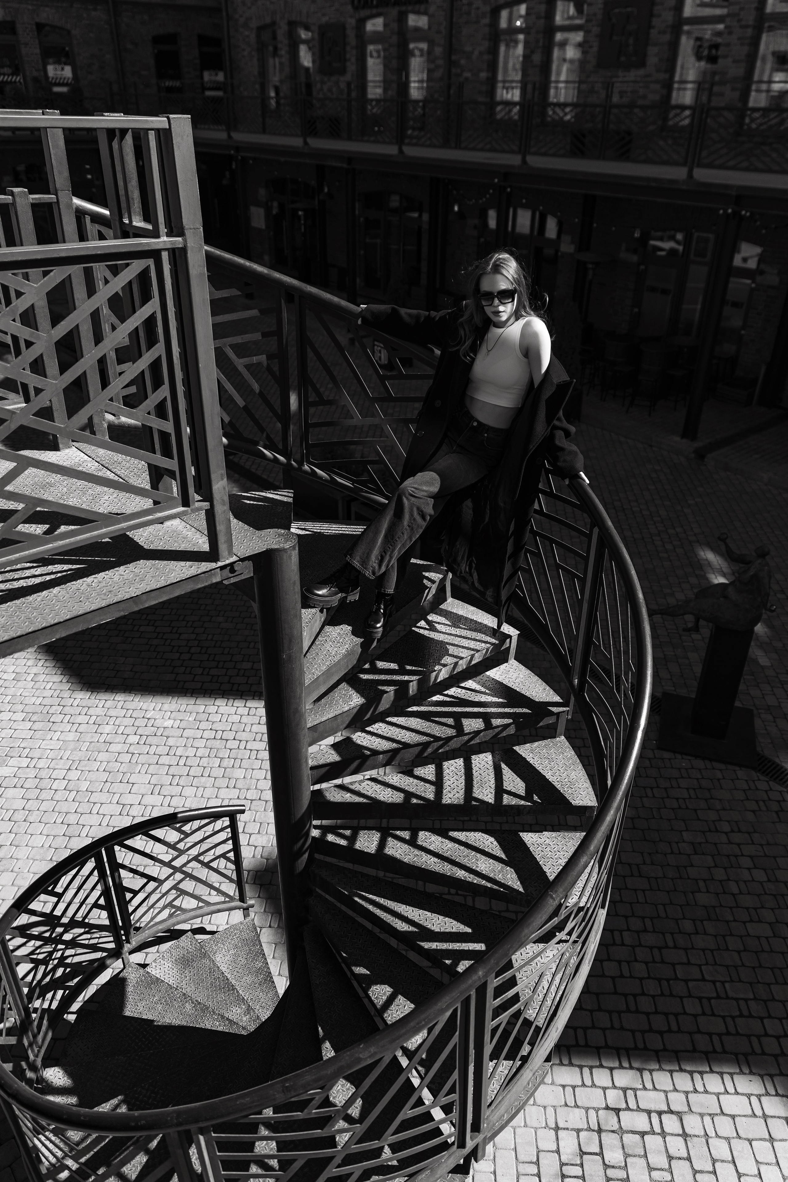 Фотосъемка девушки в пространстве Seno. Свадебный и портретный фотограф в Санкт-Петербурге Надежда Чечулина