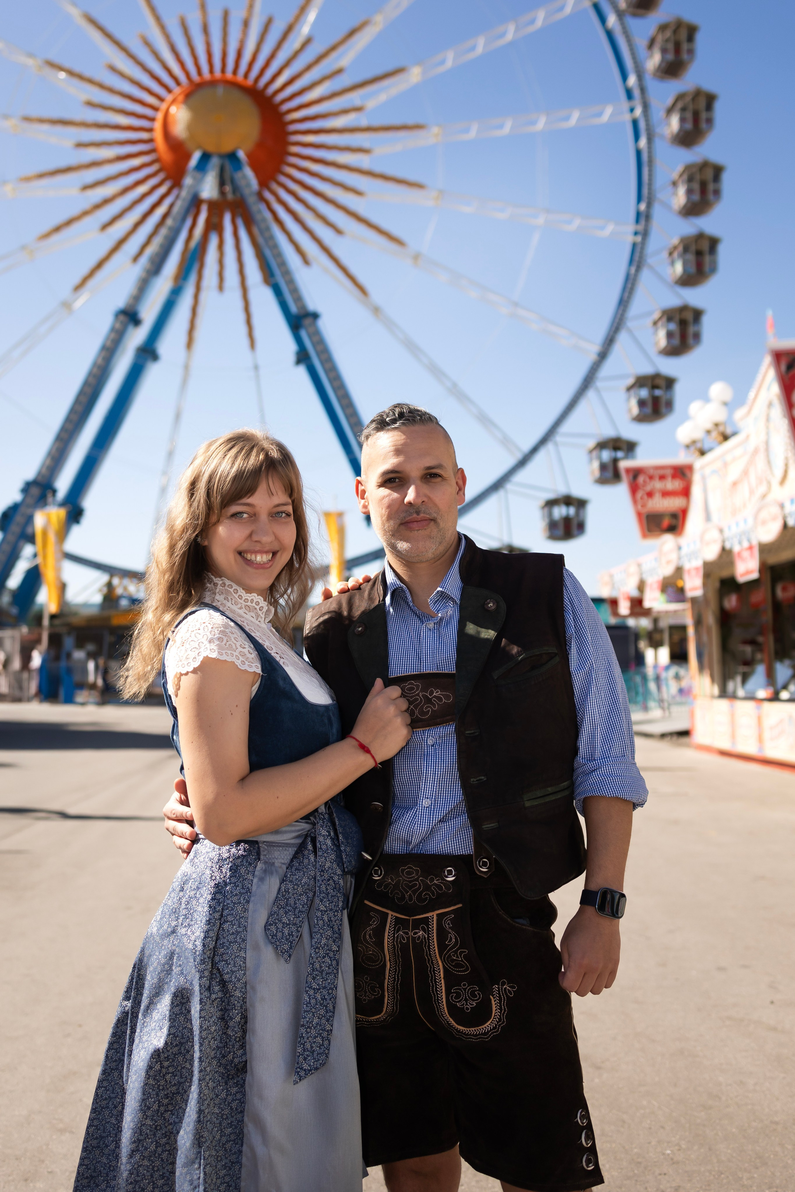 Frühlingsfest. Photographer in Munich