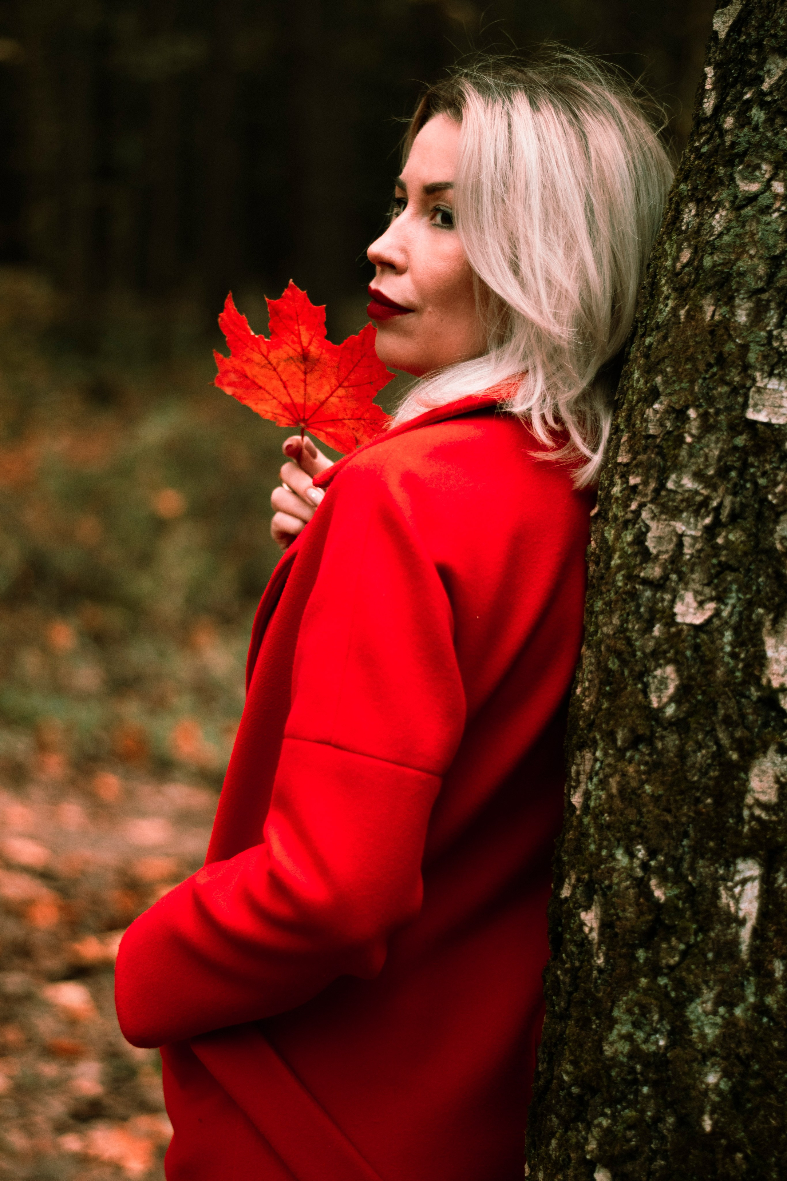 Anya — Autumn Forest. Портретный фотограф Москва Белогорцев Сергей