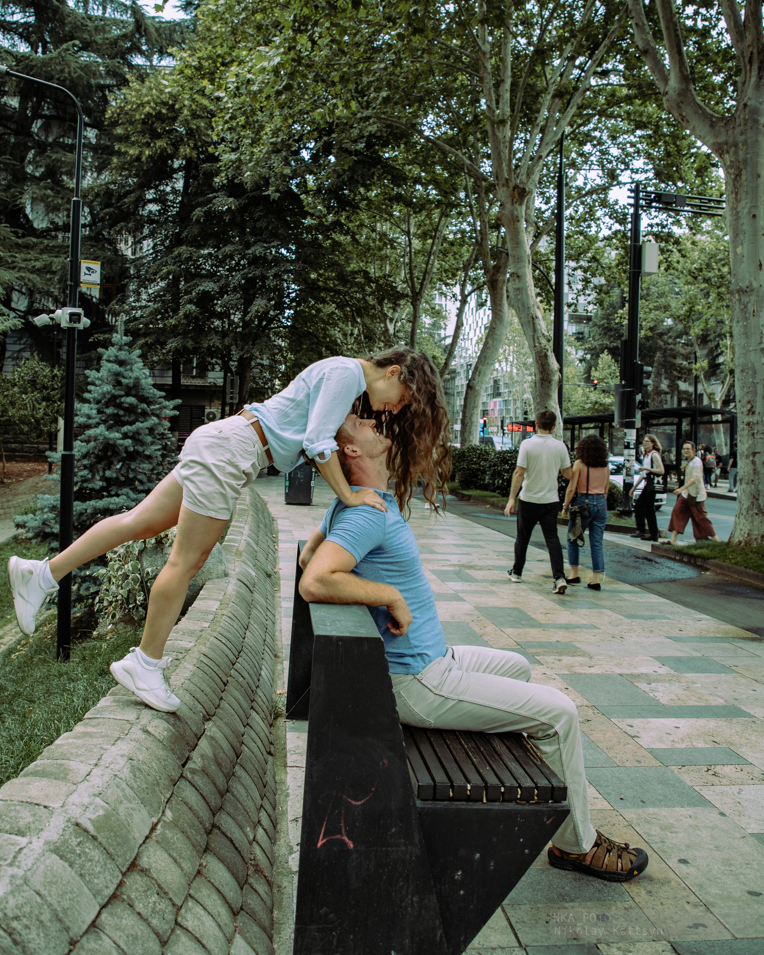 Пара в городе Тбилиси. Фотограф в Москве портреты | репортажи | спорт