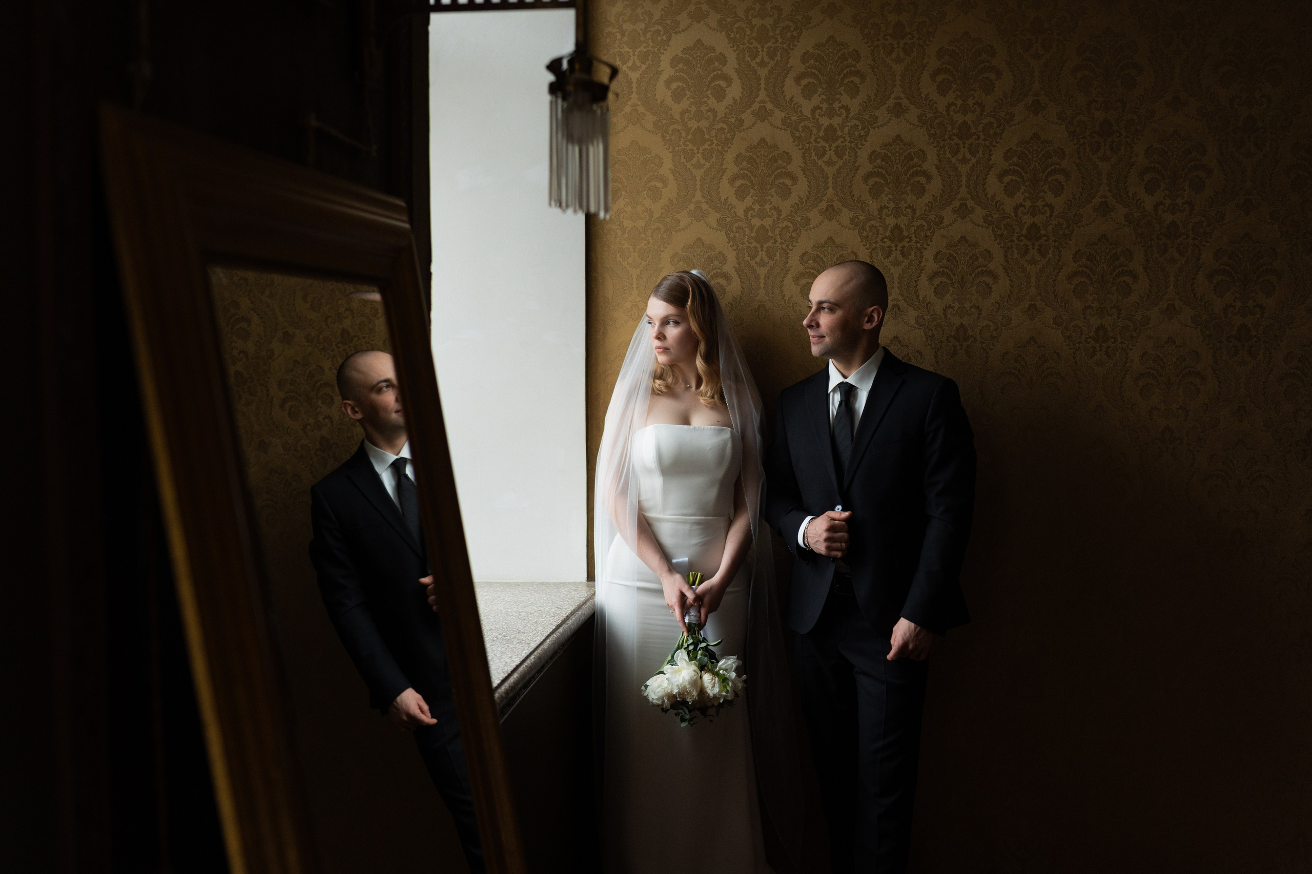 Мария и Алексей, студия 1884. Свадебный фотограф в Москве Анна Полушина