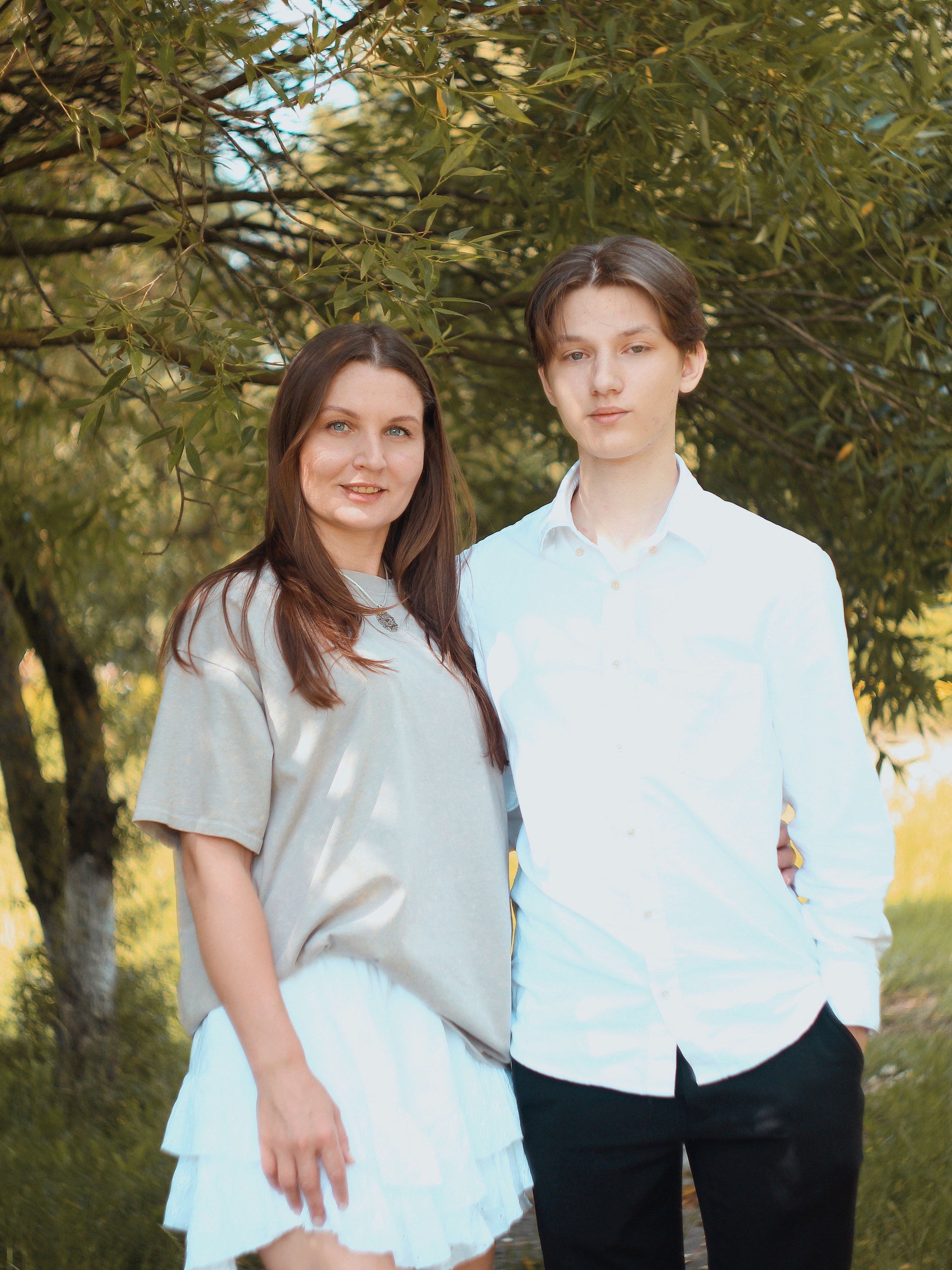 Юля и сын Женя. Photography Eva