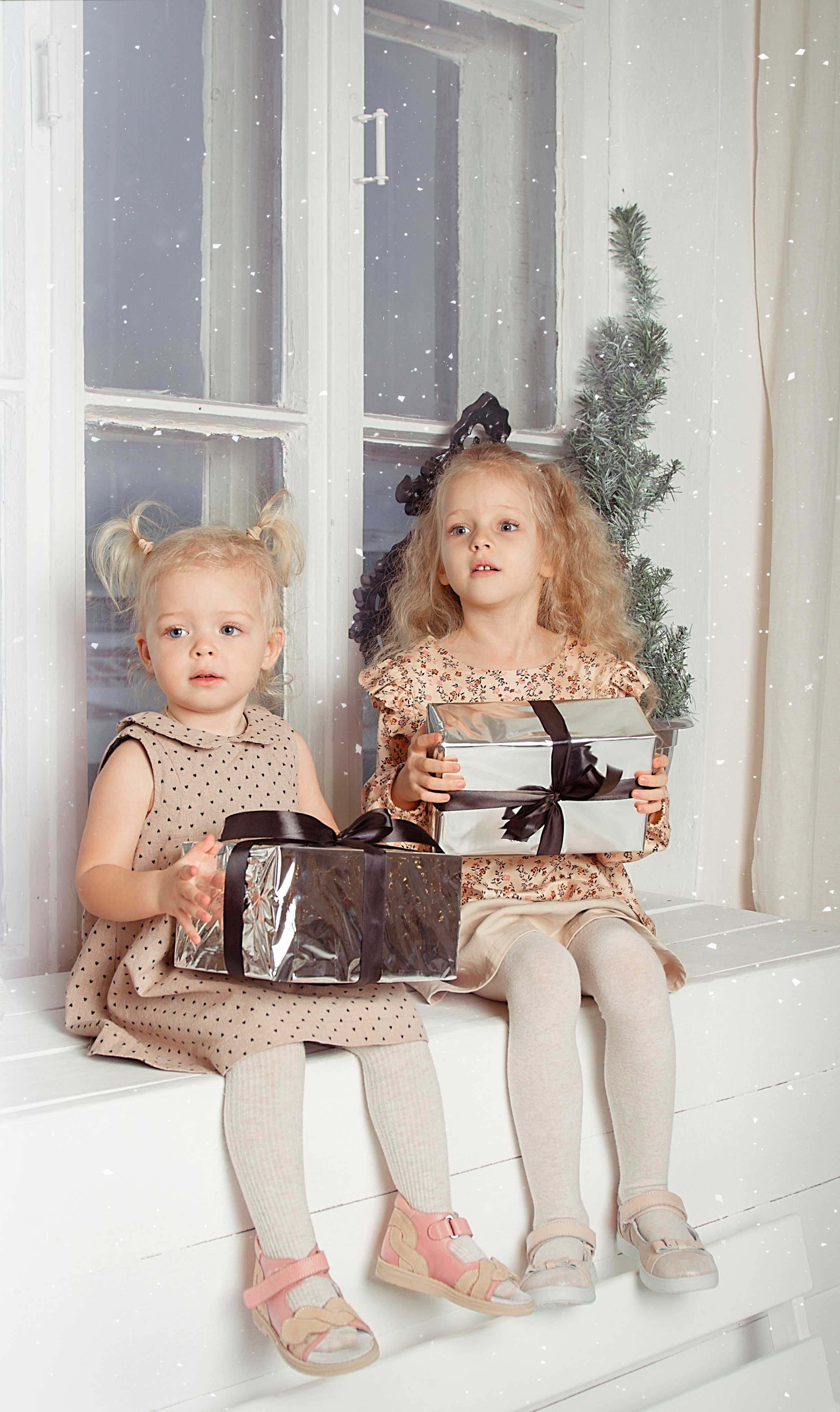 Новый Год (Ксения, Артем, Вера и Лида). Фотограф Ольга Бобб Нижний Новгород