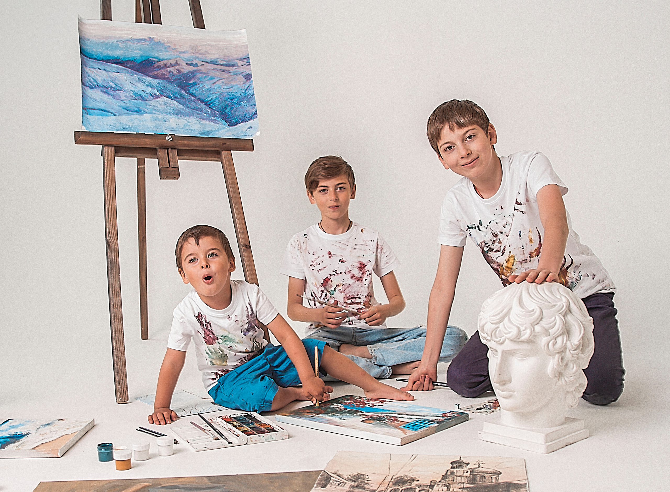 Семья художников. Фотограф Ольга Бобб Нижний Новгород