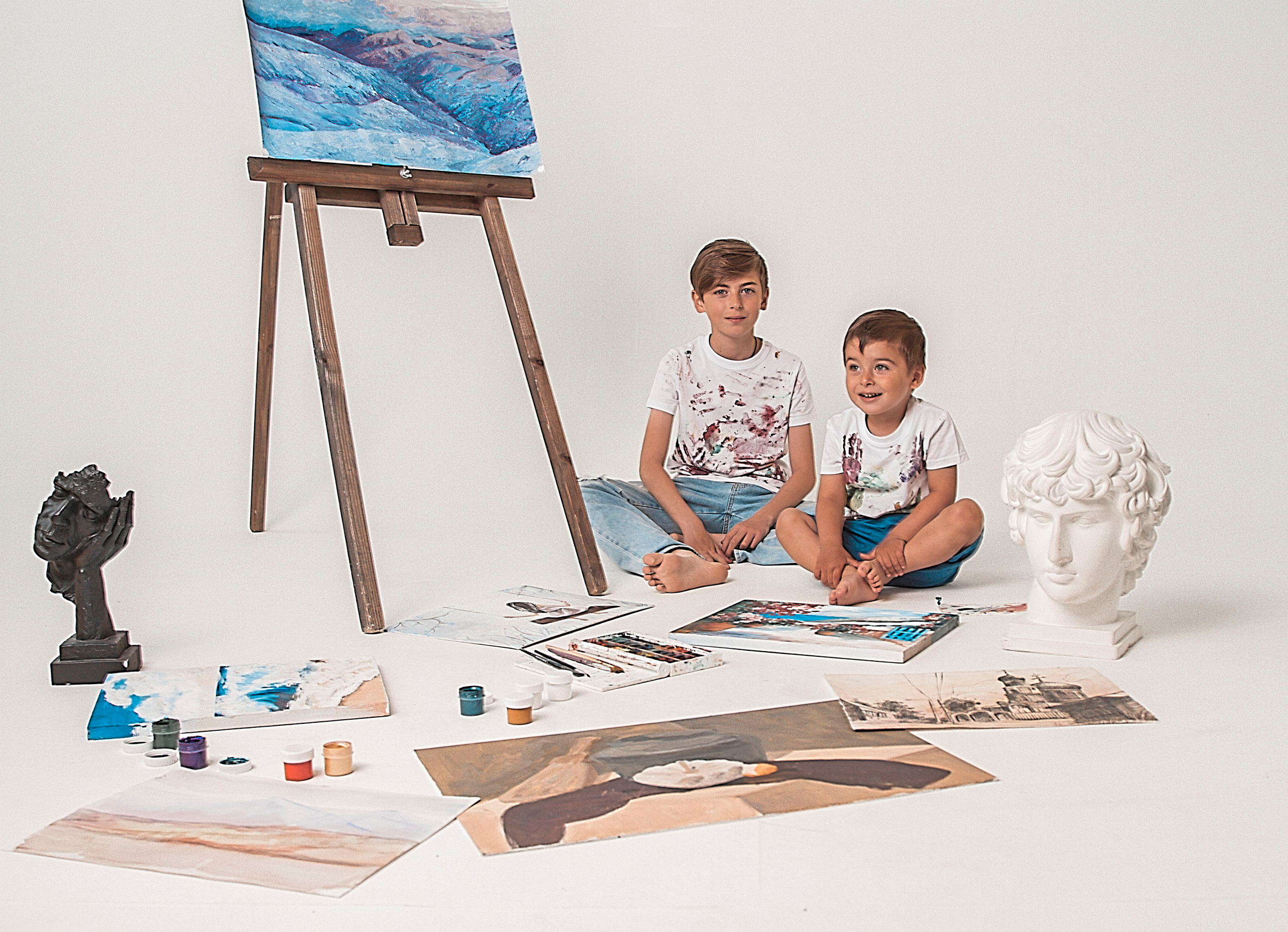 Семья художников. Фотограф Ольга Бобб Нижний Новгород