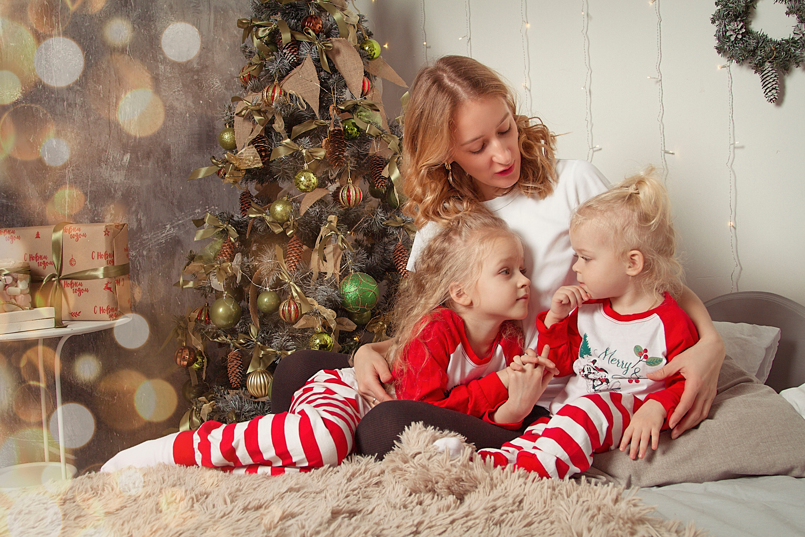 Новый Год (Ксения, Артем, Вера и Лида). Фотограф Ольга Бобб Нижний Новгород
