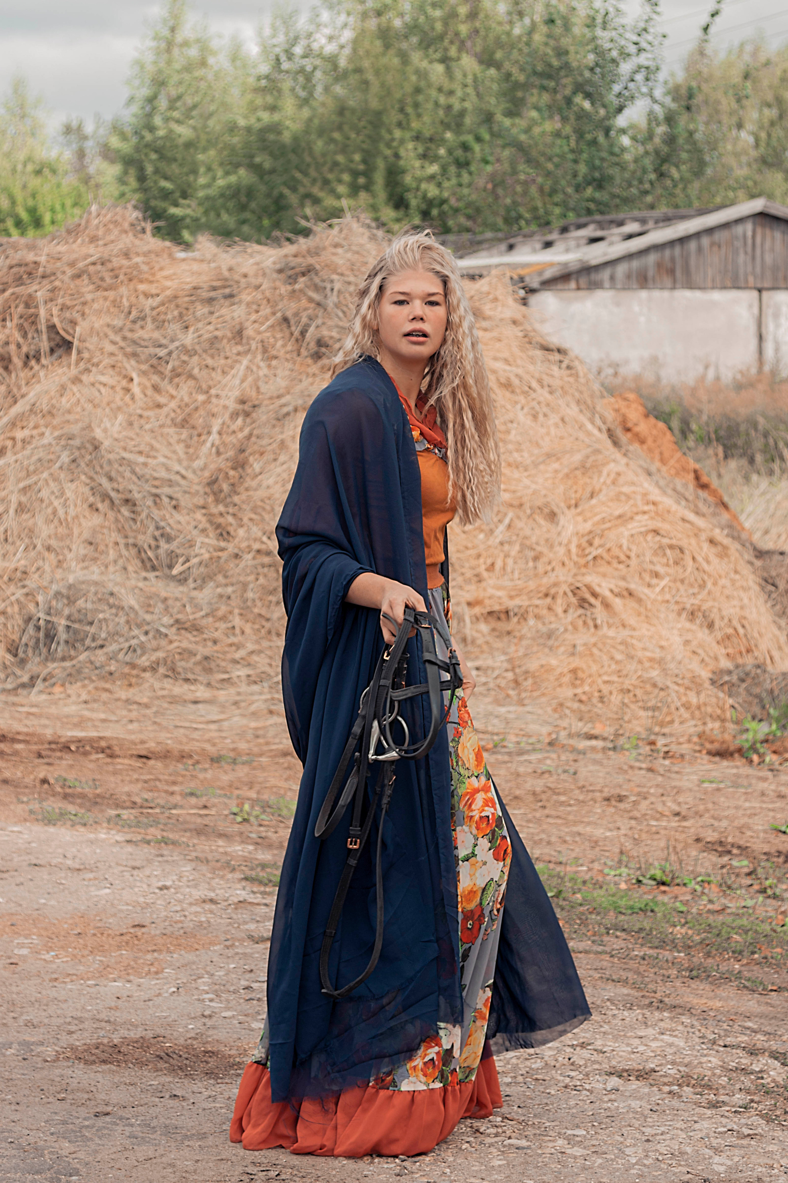 Оля и ее лошадь Зара. Фотограф Ольга Бобб Нижний Новгород