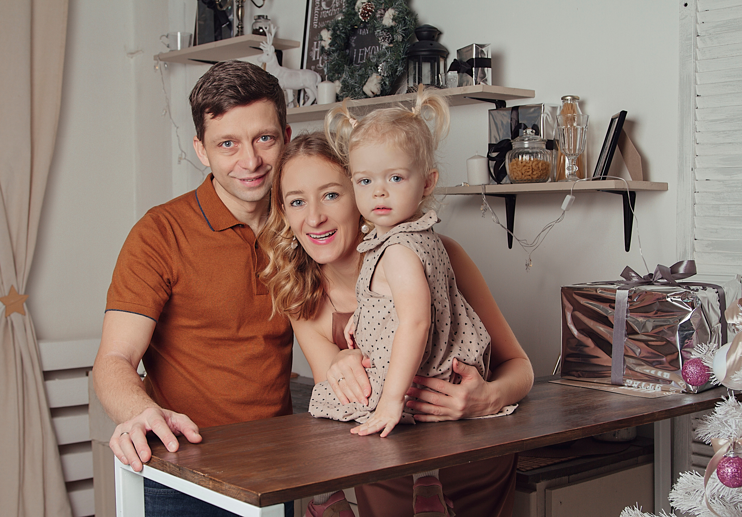 Новый Год (Ксения, Артем, Вера и Лида). Фотограф Ольга Бобб Нижний Новгород