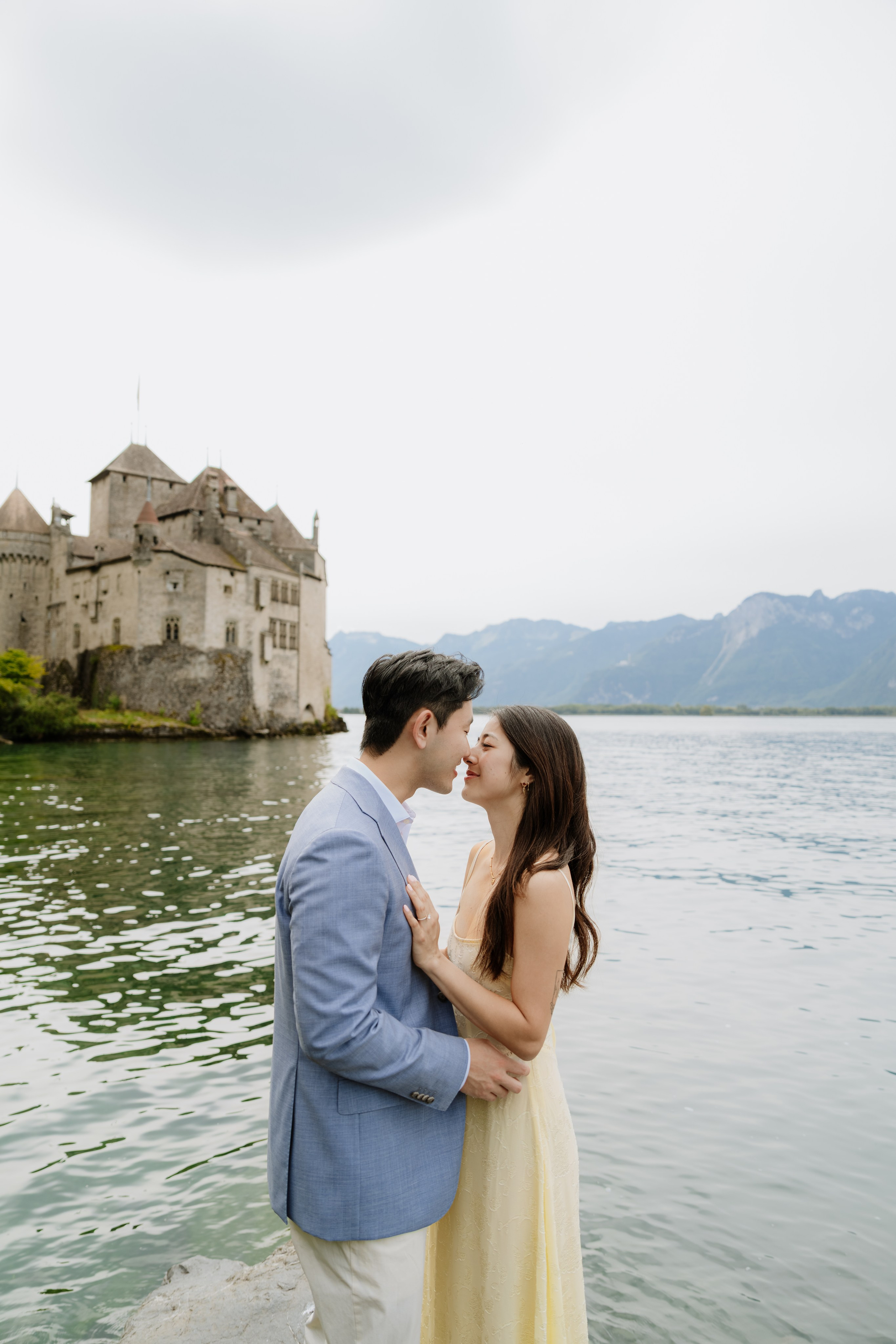 Kristi & Andy | Proposal Montreux. Professional Wedding Photographer Geneva & Romande Switzerland | Tanya Creator