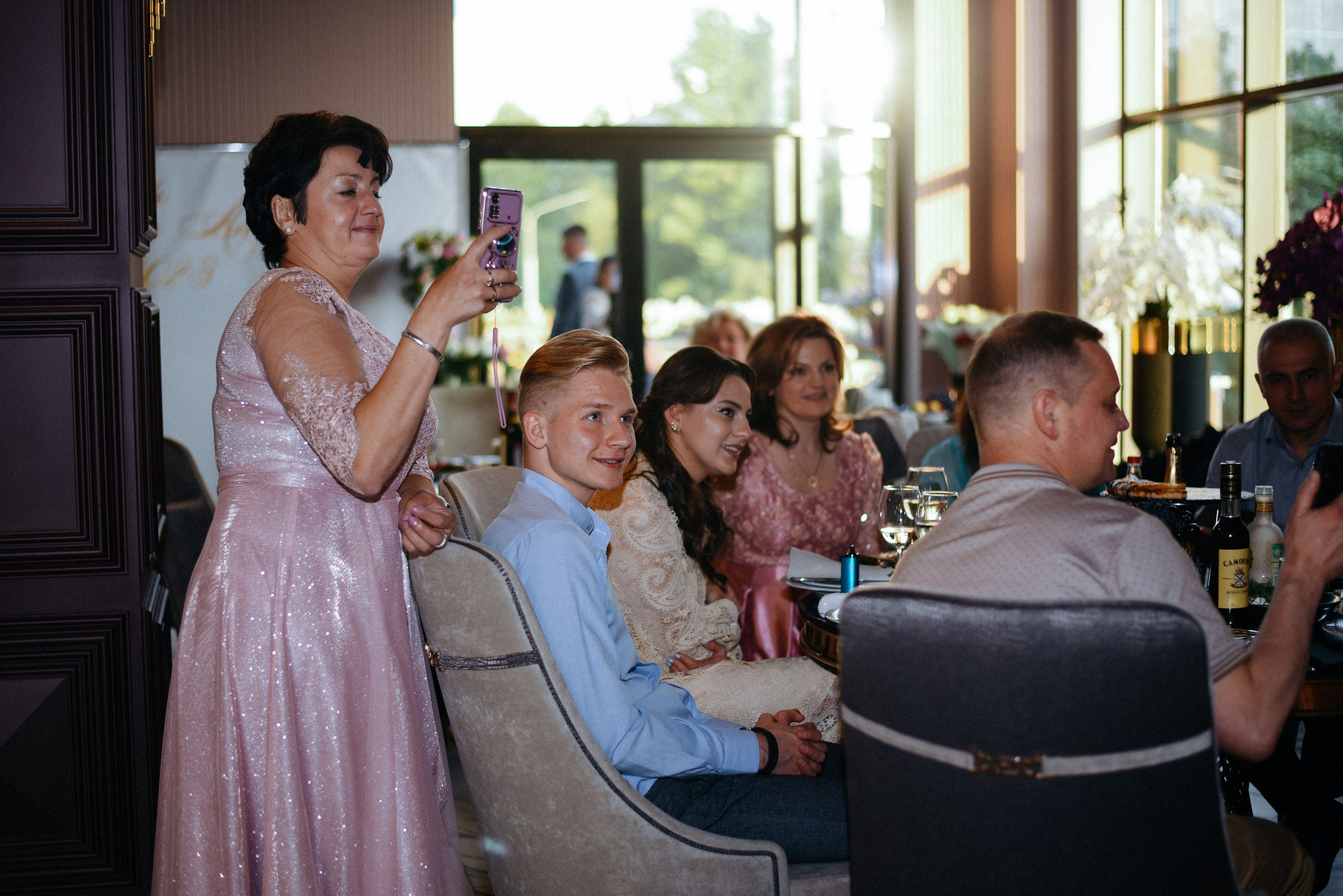 Виктор и Ангелина Банкет на 100 гостей Ресторан Segreto. Фотограф Лола Волна, город Москва