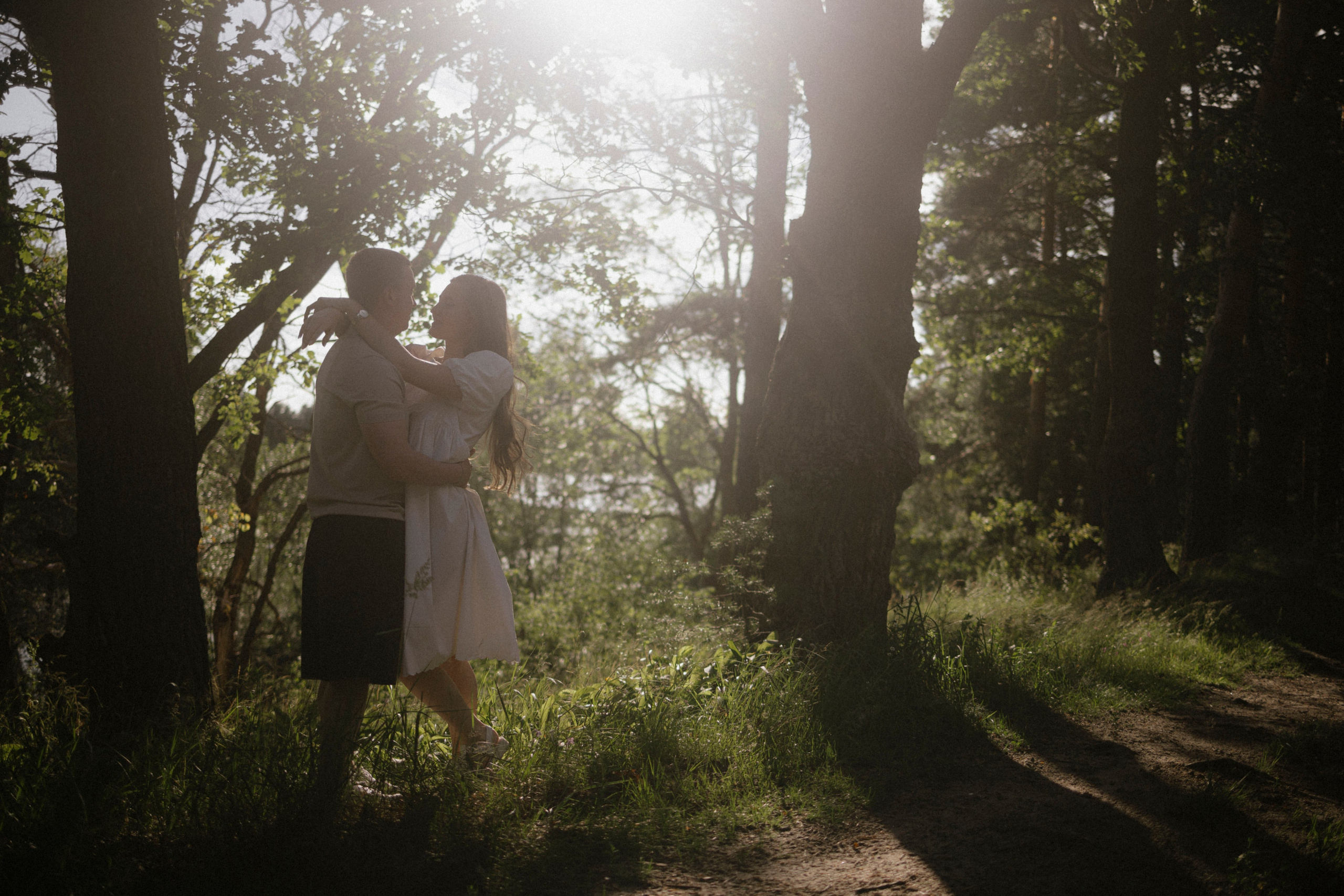 Love story на природе. Свадебный фотограф в Москве