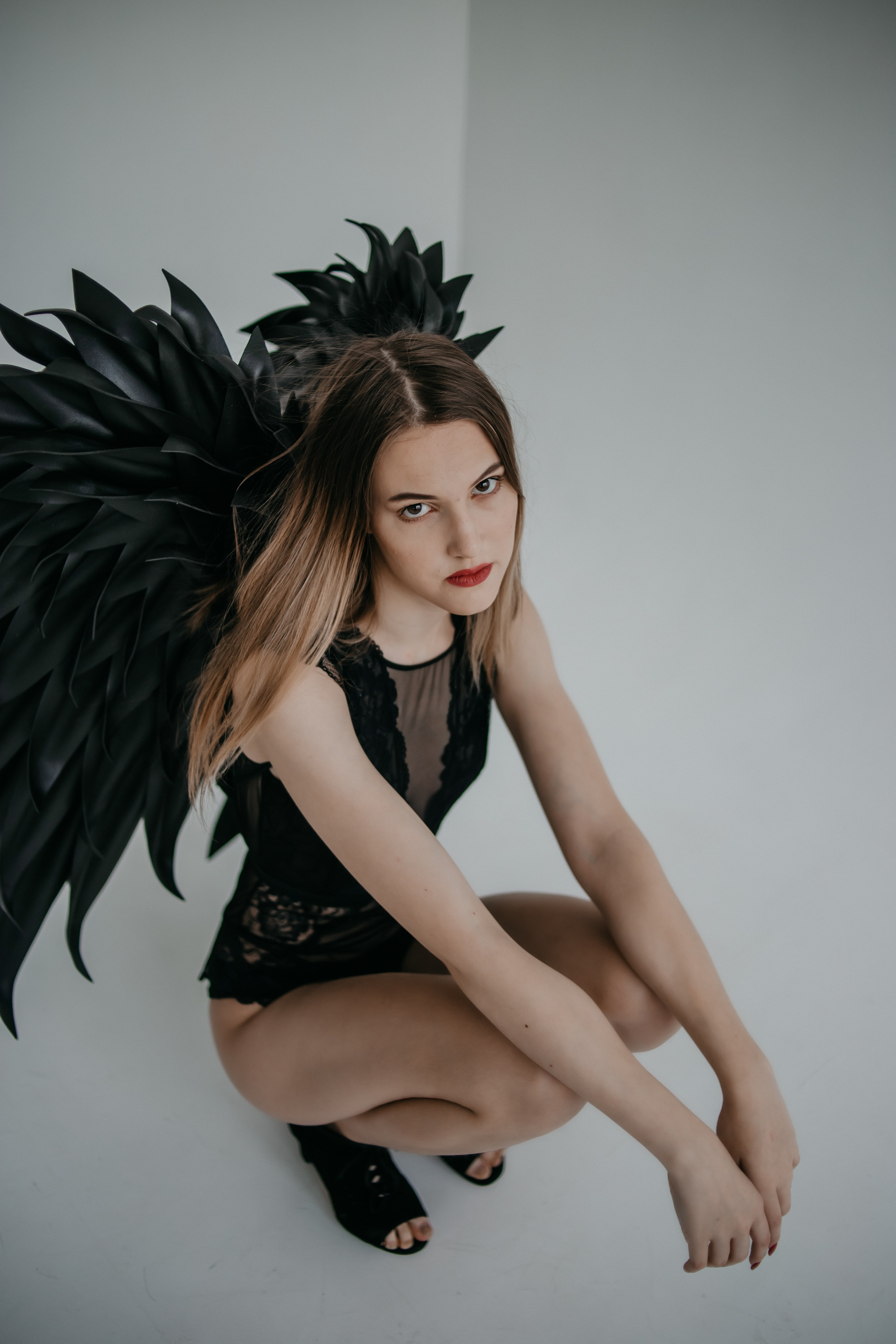 Татьяна. Черный ангел. Фотограф Регина Крикунова г. Красноярск