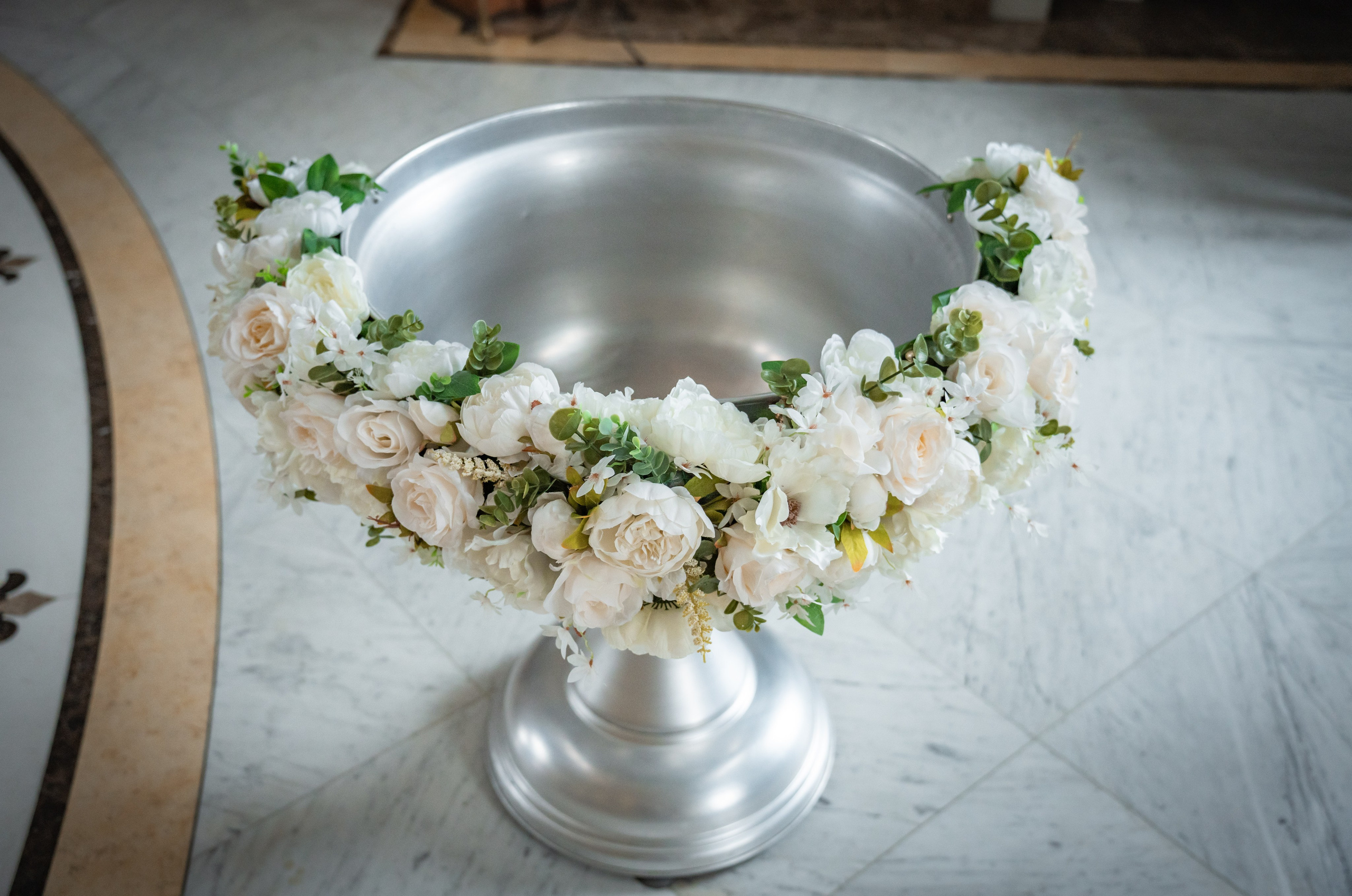 Украшение купели. Фотограф на Крещение Тула и Венчание в Туле, детский и семейный фотограф