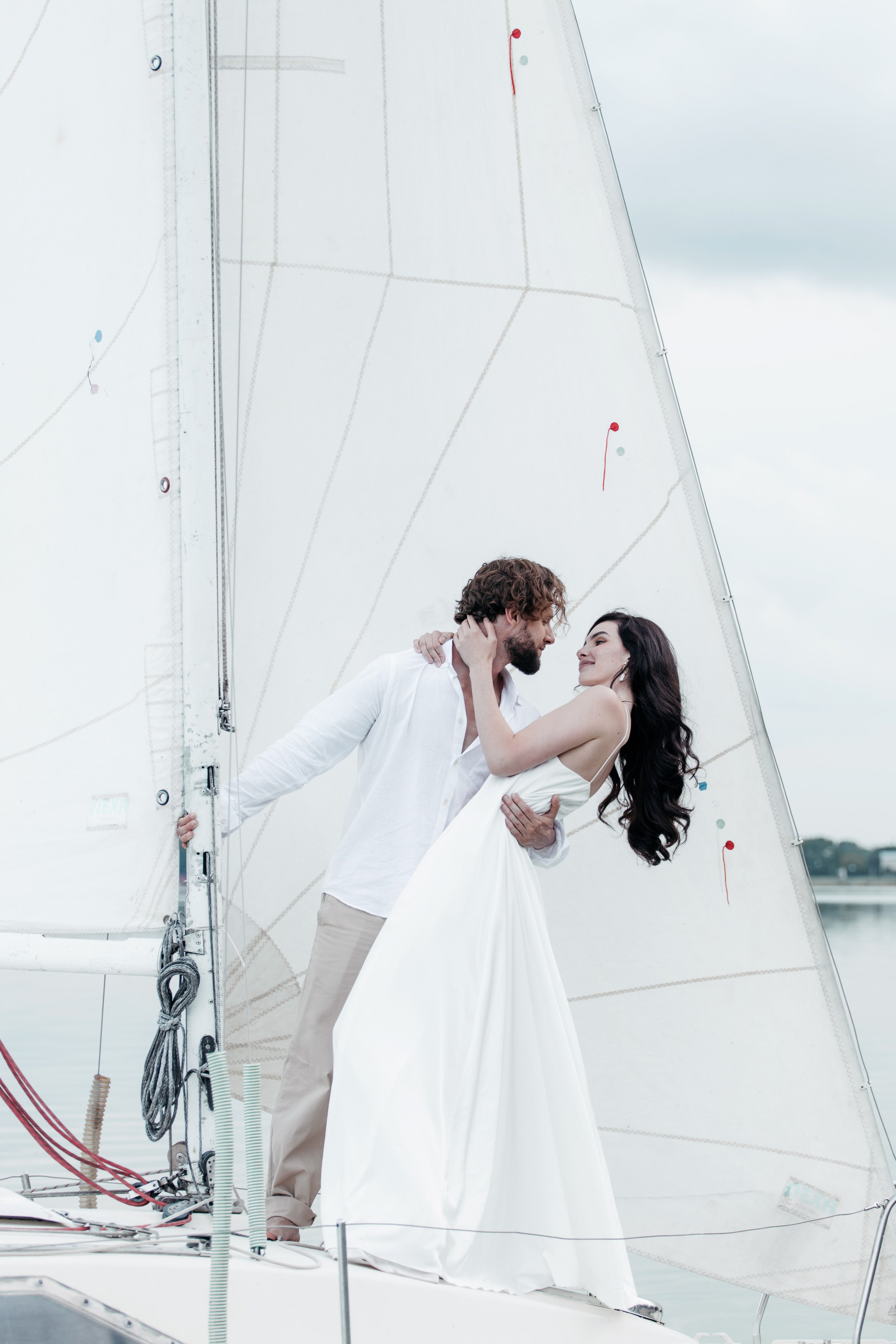 Яхта, парус, любовь. Свадебный фотограф в Москве Ольга Коржова