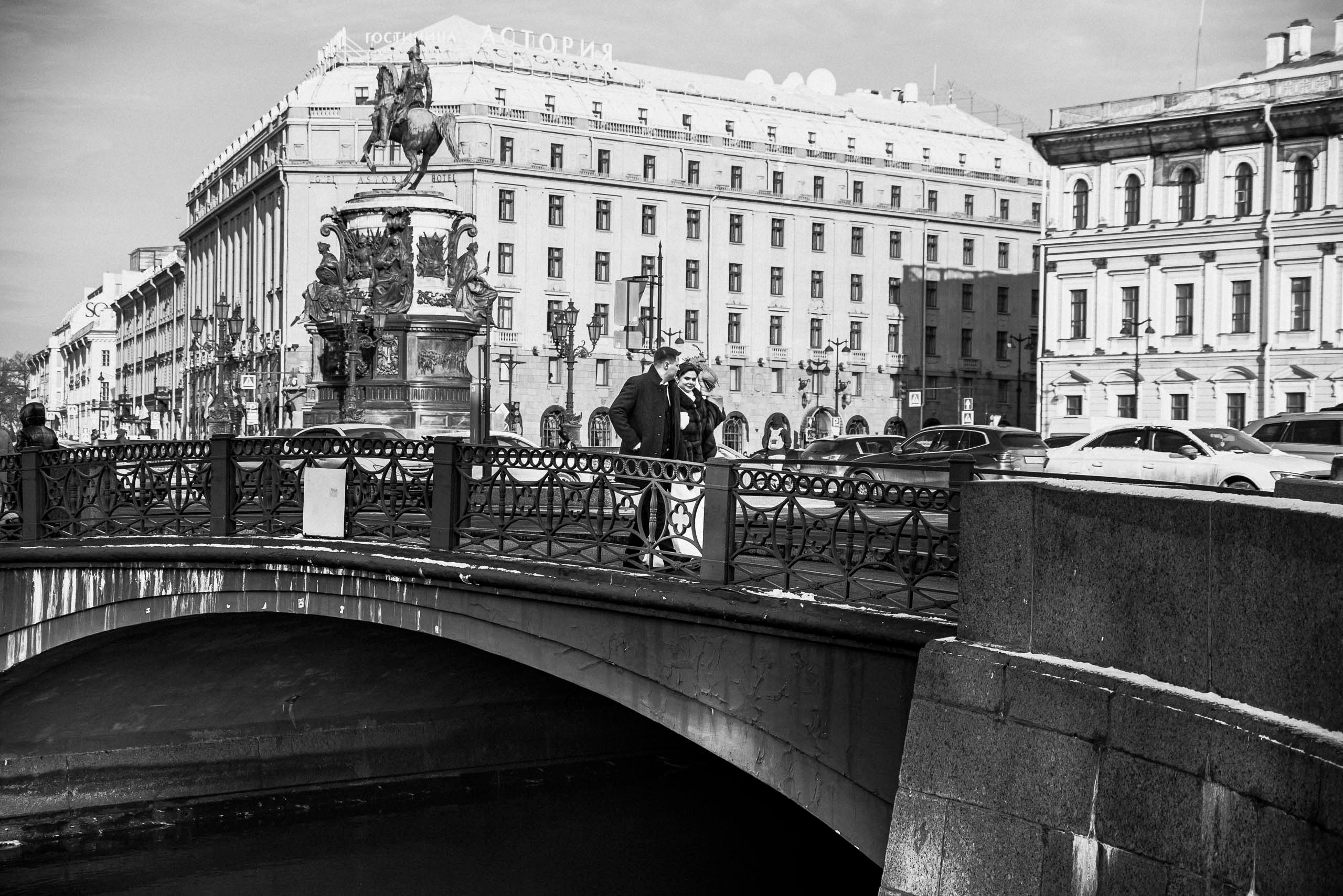 Свадебная серия фотографий в Санкт Петербурге Анастасии и Максима