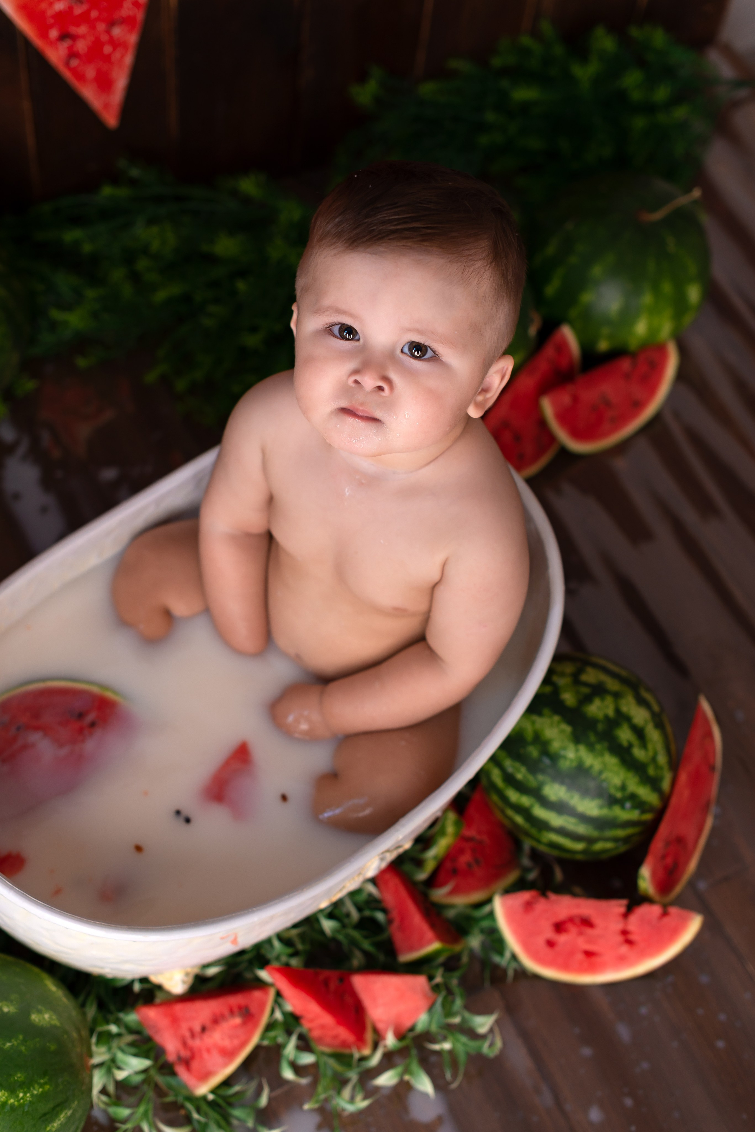 Фотосессия малыша в ванночке. Детская фотостудия «Мандаринка» | Детский фотограф Краснодар