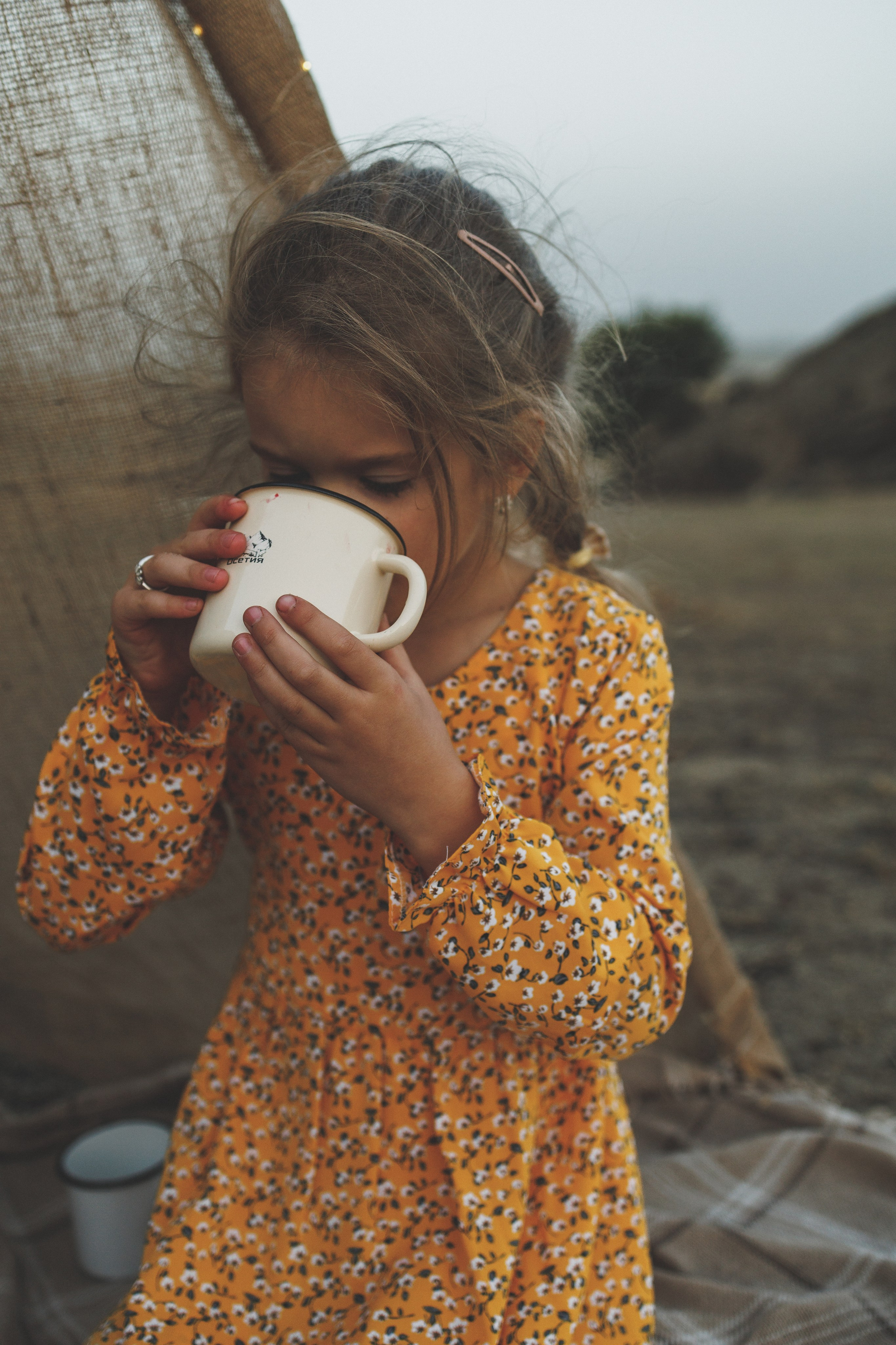 Пикник со светящимся шалашом. Фотограф в Дагестане Кира Молькова