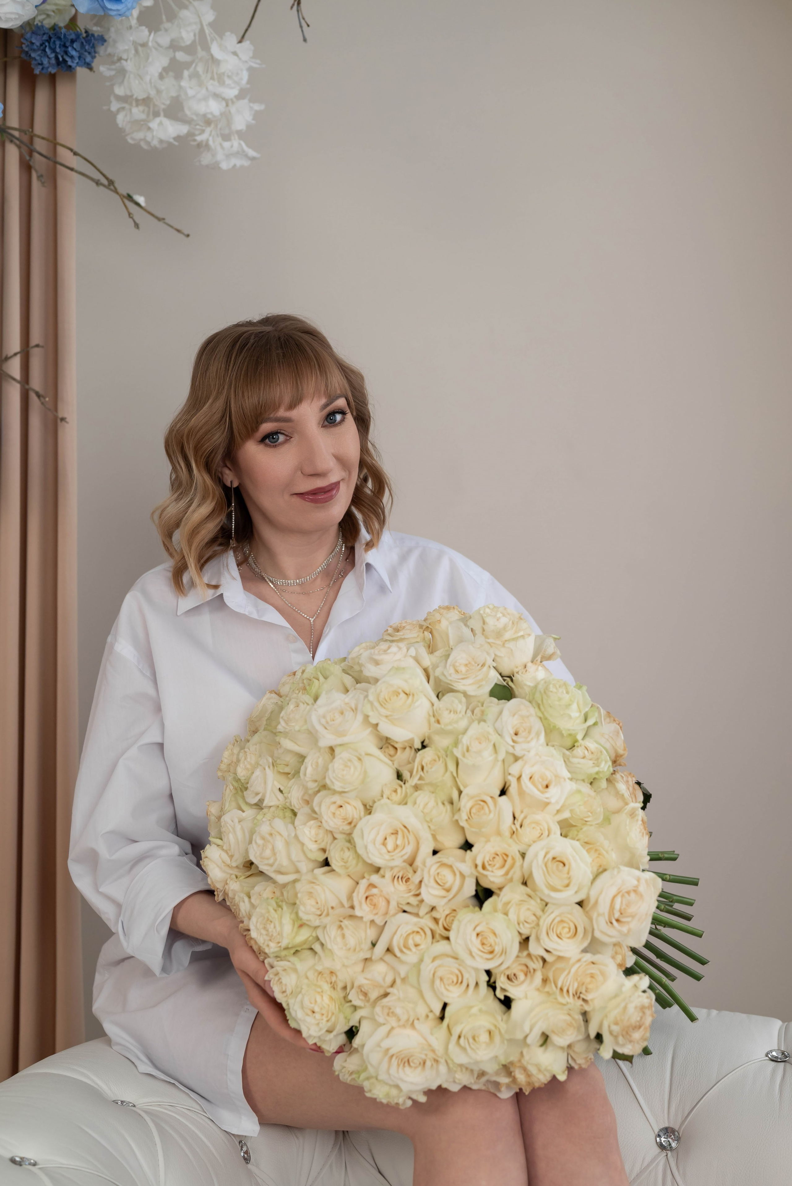 Фотопроект 101 белая роза 2026 год. Фотограф в городе Салават