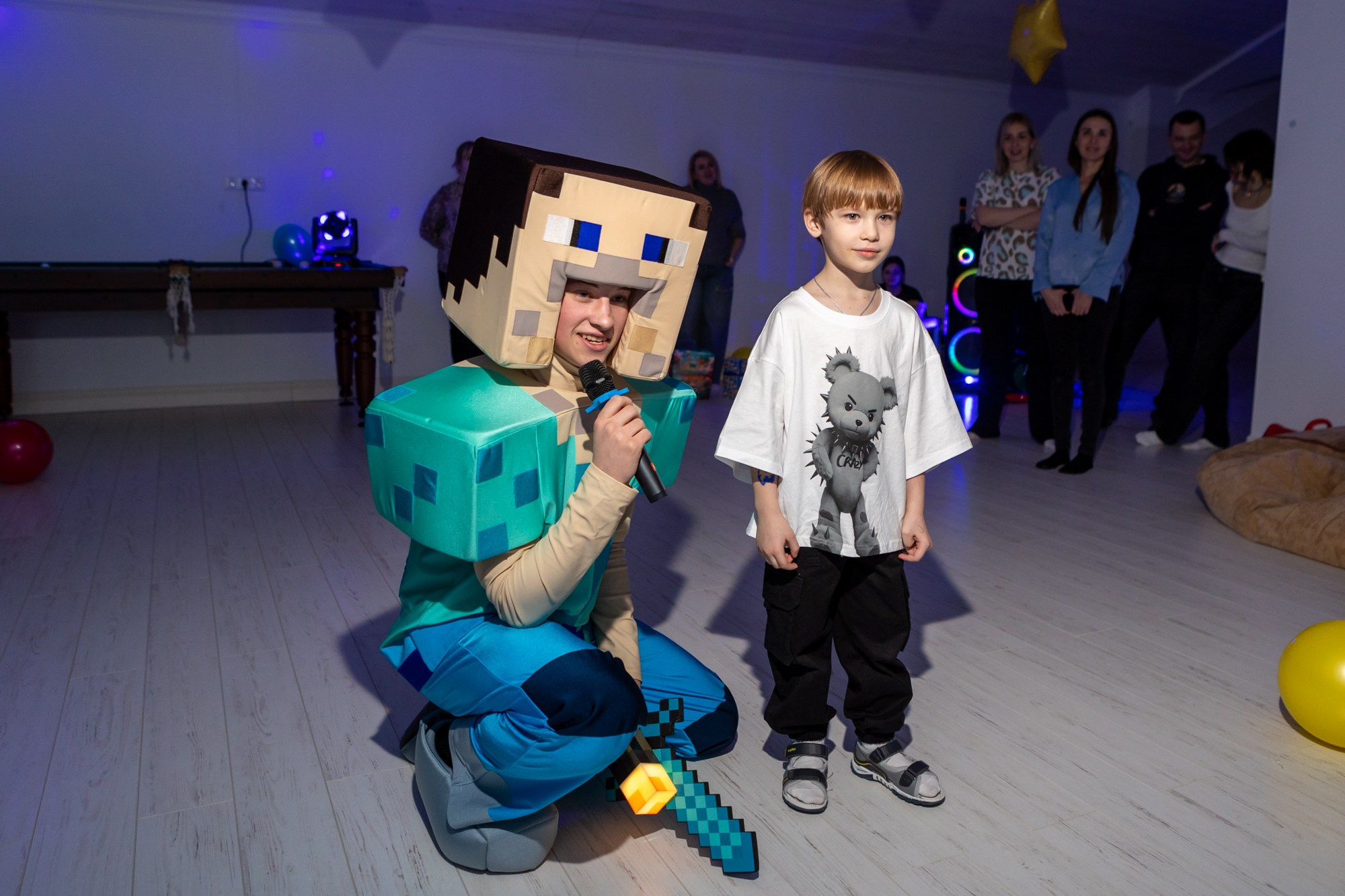 День Рождения Вовы в стиле майкрафт. Фотограф в Оренбурге. Профессиональный фотограф