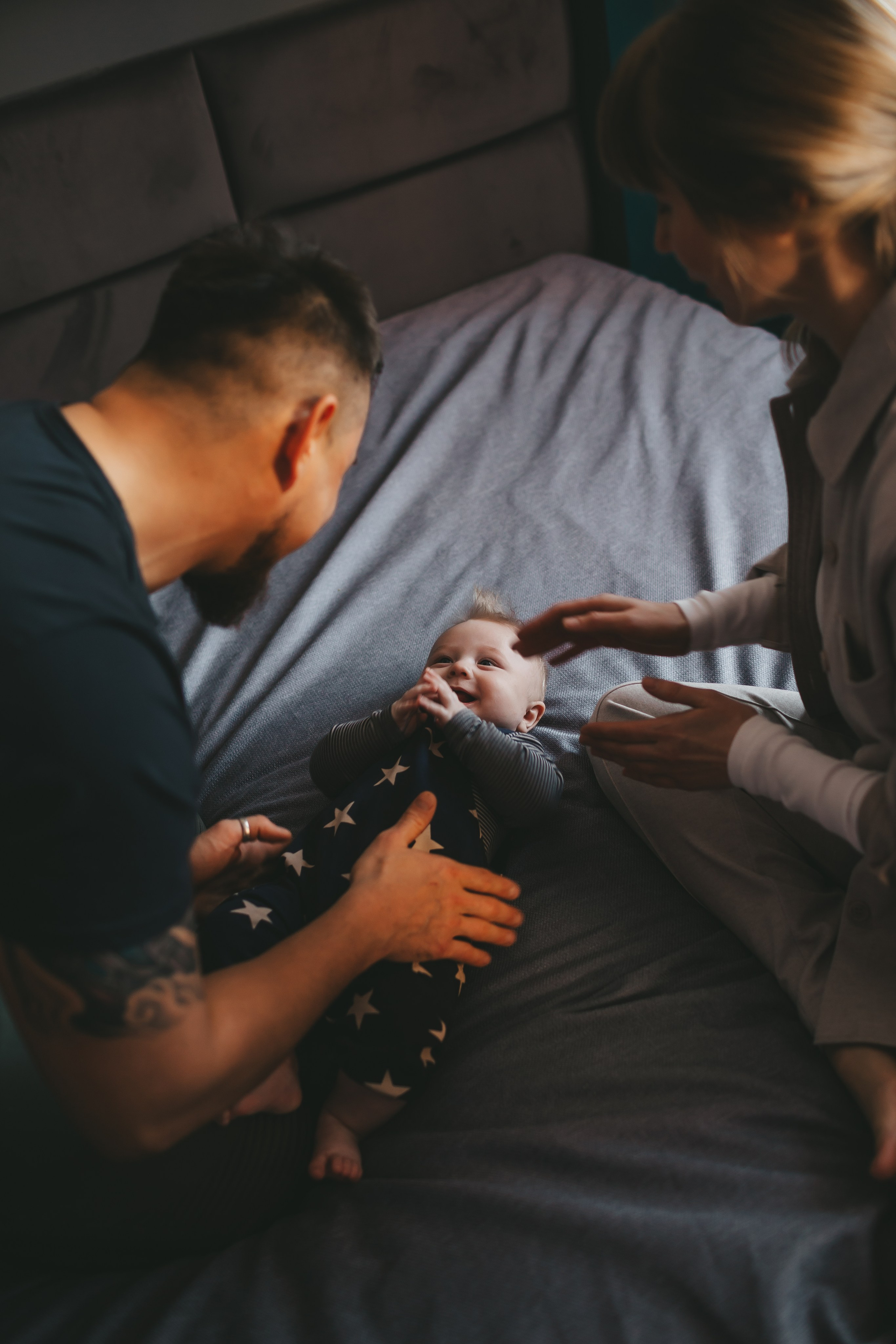 Иван, Мария и Тихон (домашняя фотосессия). Семейный и детский фотограф и видеограф в Москве, Дрокина Наталья