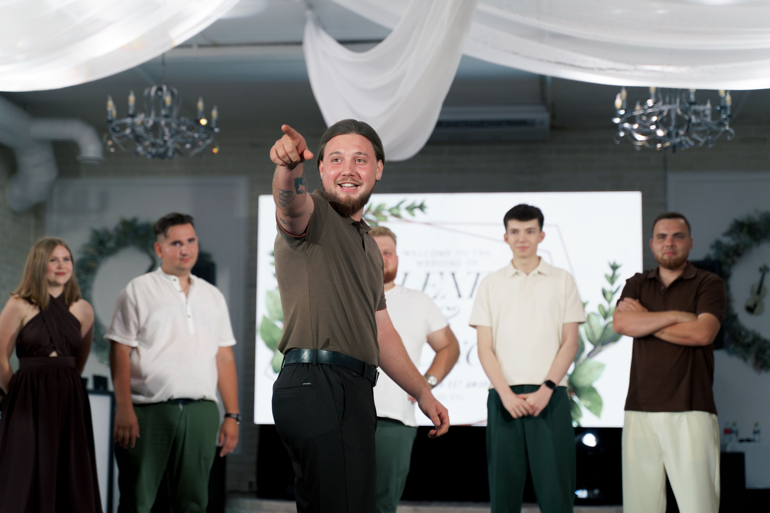 фотосессия свадебного банкета 