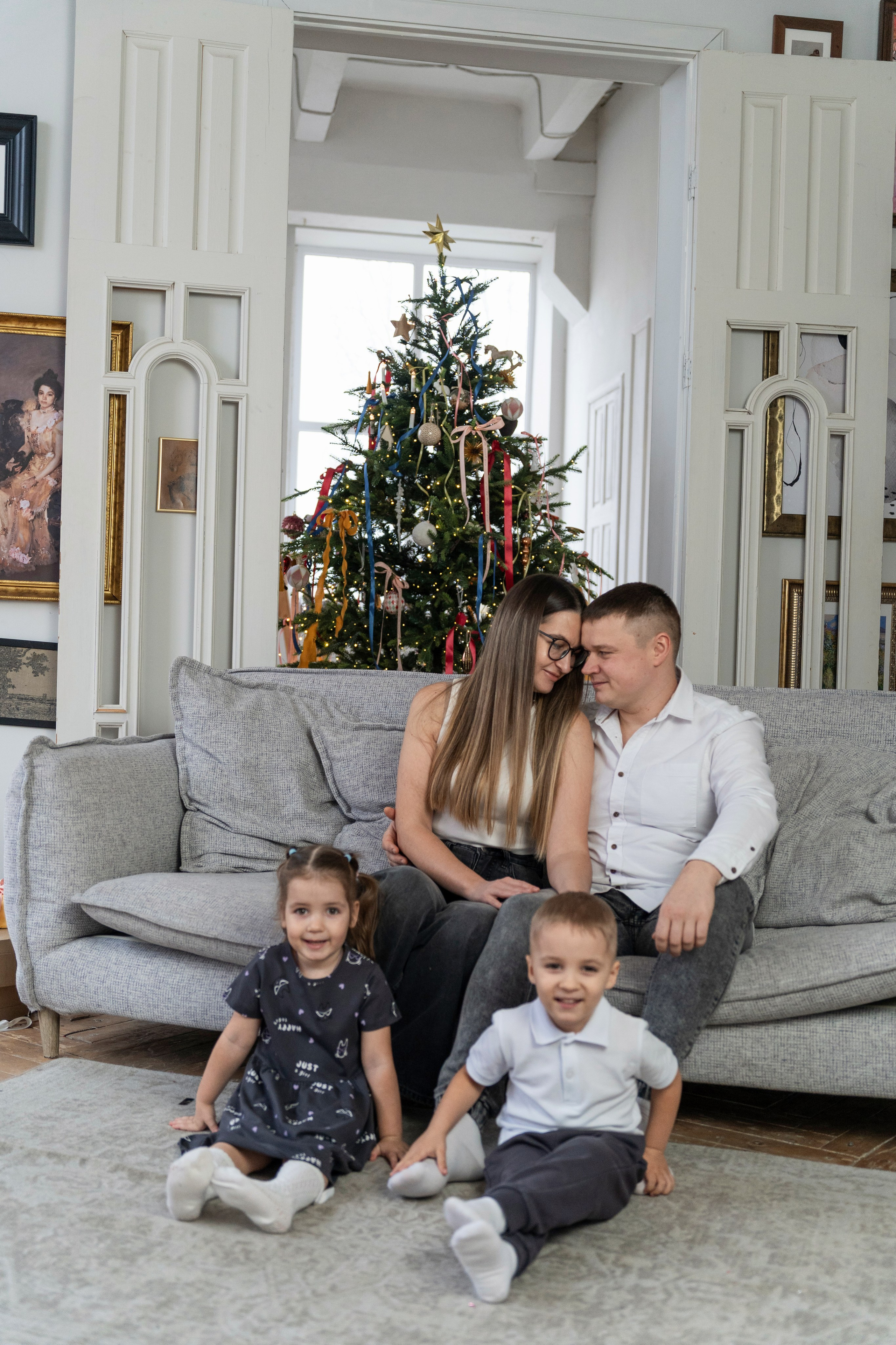 Семейная фотосессия Новогодняя (Карина). Норина Анна, фотограф в Самаре, НЕЙРОфото по всему миру. Создаю кадры которые цепляют за душу