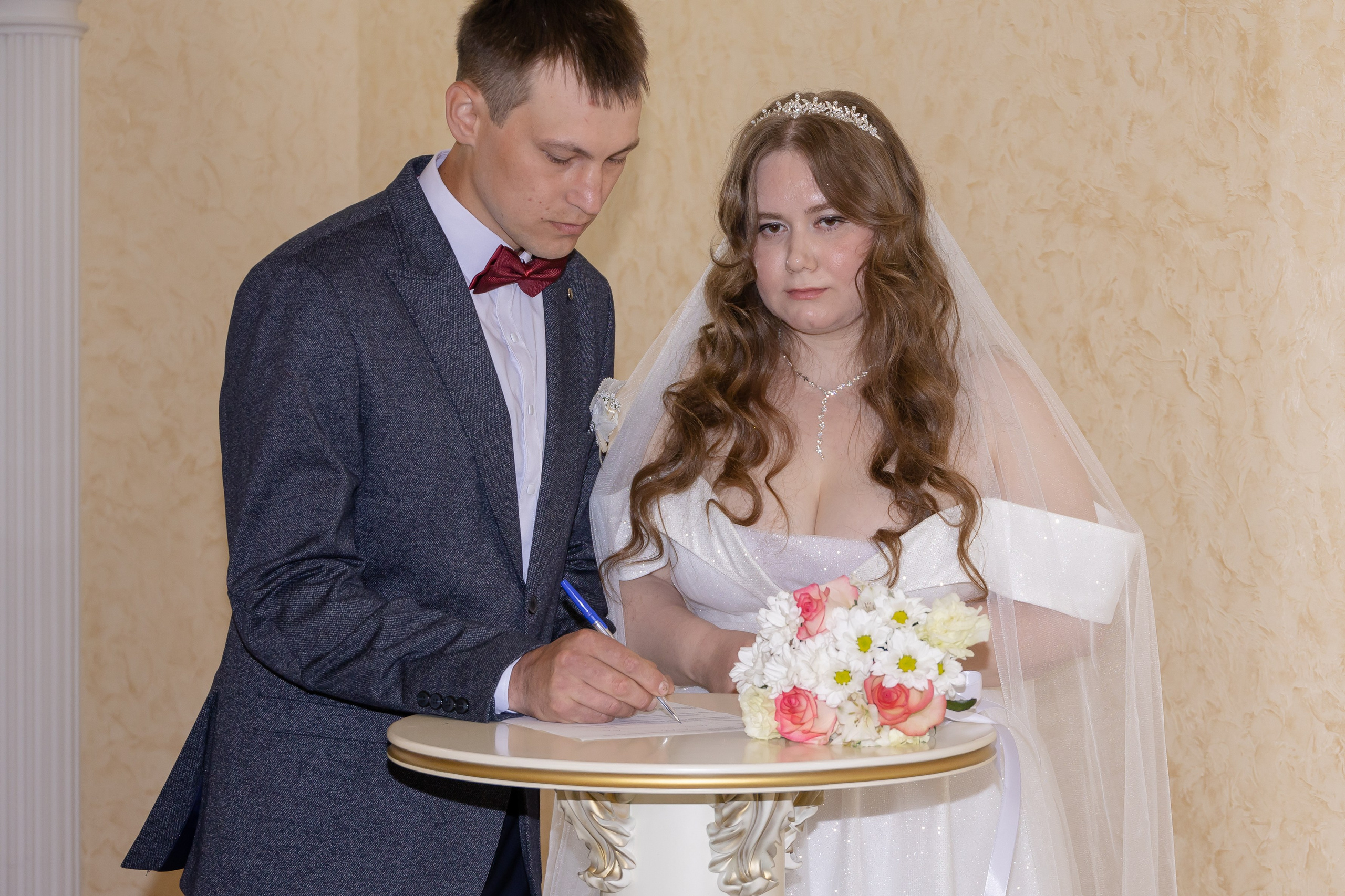 Свадебная съемка регистрации в ЗАГСе г. Можга