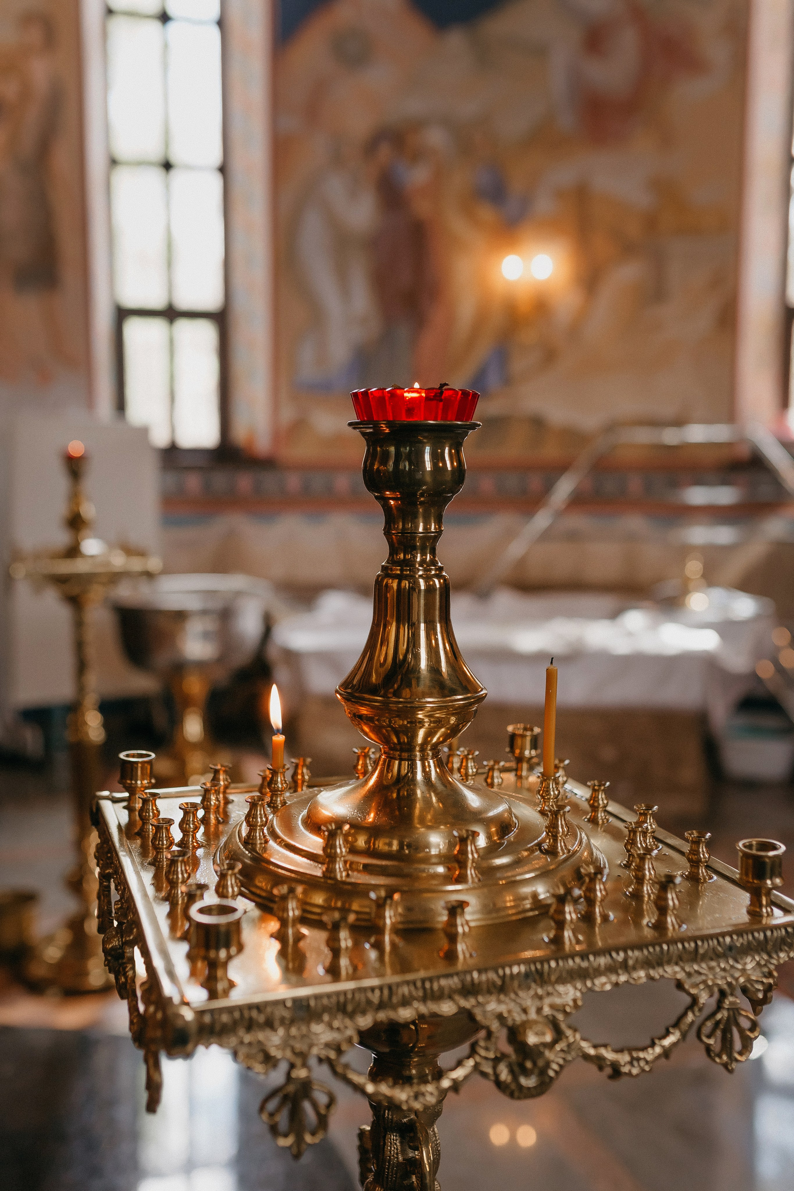 Крещение Артёма и Валерии. Храм Георгия Победоносца. Семейный фотограф в Сургуте