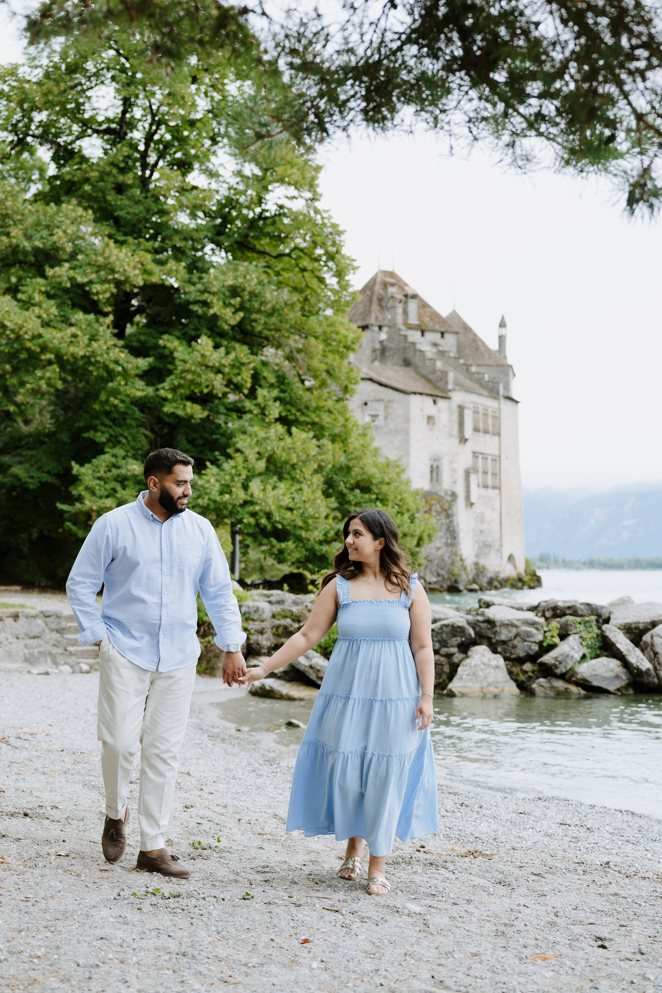 Krishna & Ravi | Proposal Montreux. Professional Wedding Photographer Geneva & Romande Switzerland | Tanya Creator