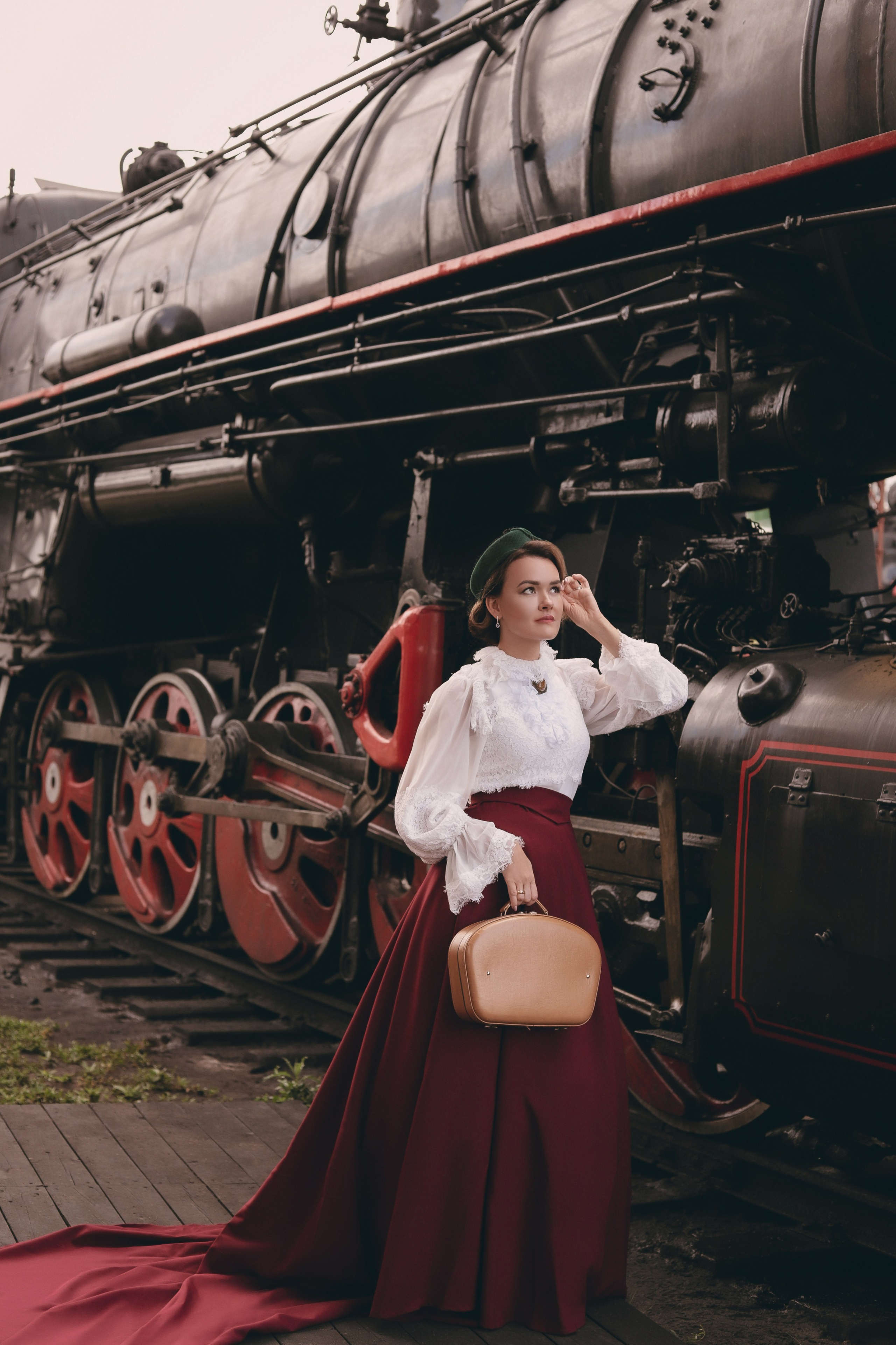 Ретро поезд. Детский и семейный фотограф в Москве