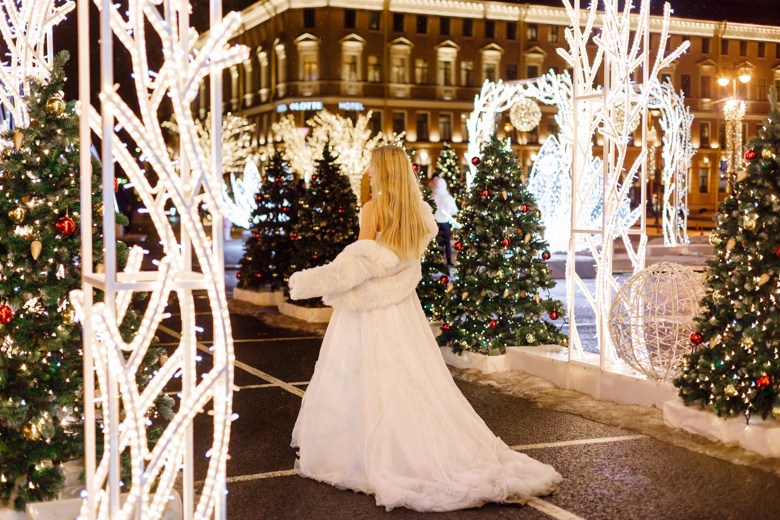 Прогулка по Новогоднему ночному Санкт- Петербургу. Свадебный и семейный фотограф Спб Бошман Ирина
