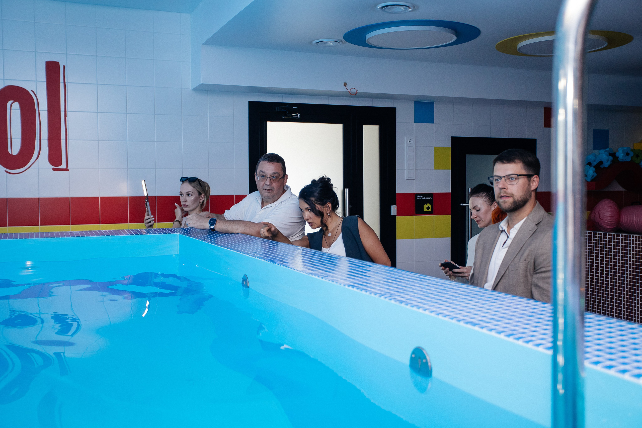 Открытие бассейна. Фотограф в Иркутске