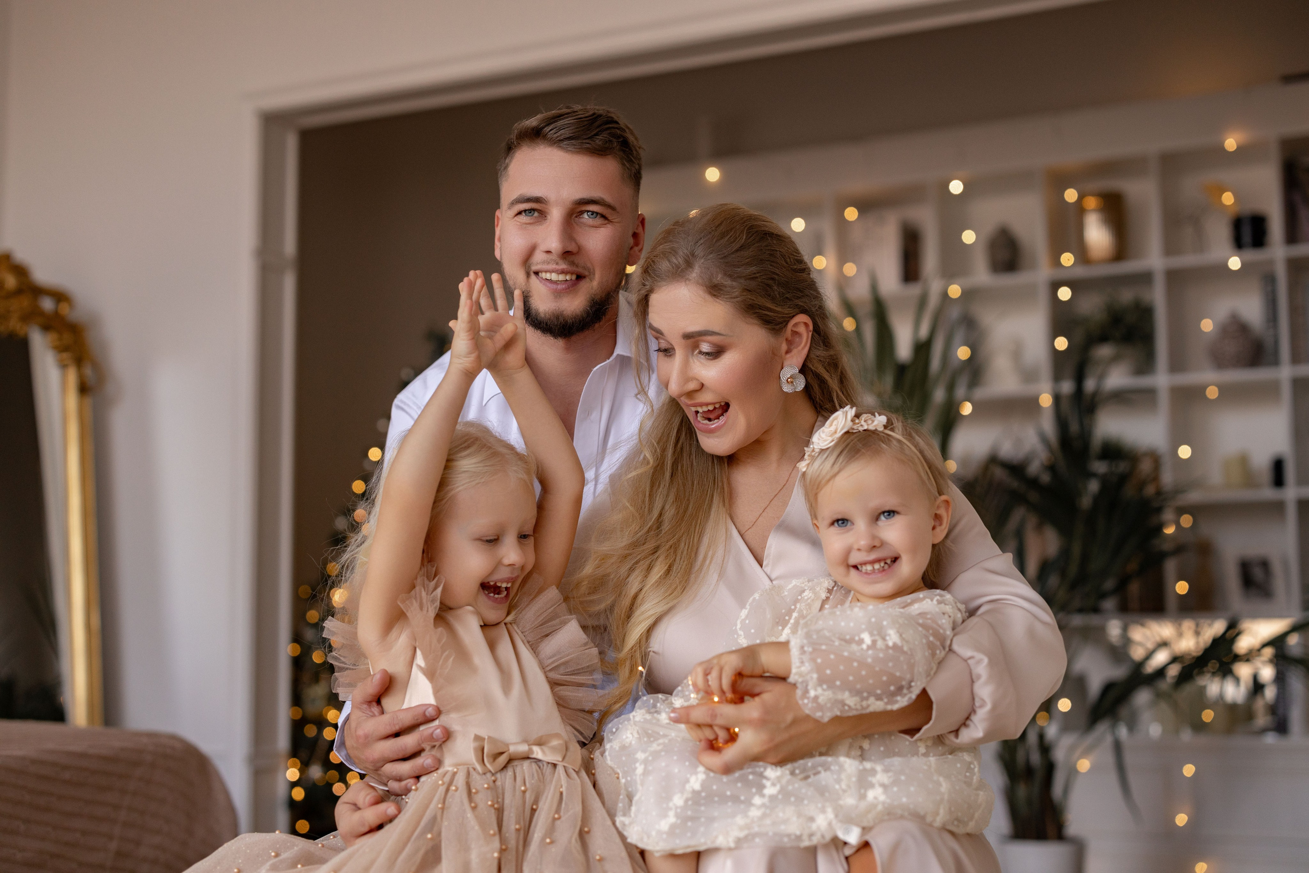 Семья на Новый год. Людмила Седлярова — Профессиональный женский фотограф в Москве