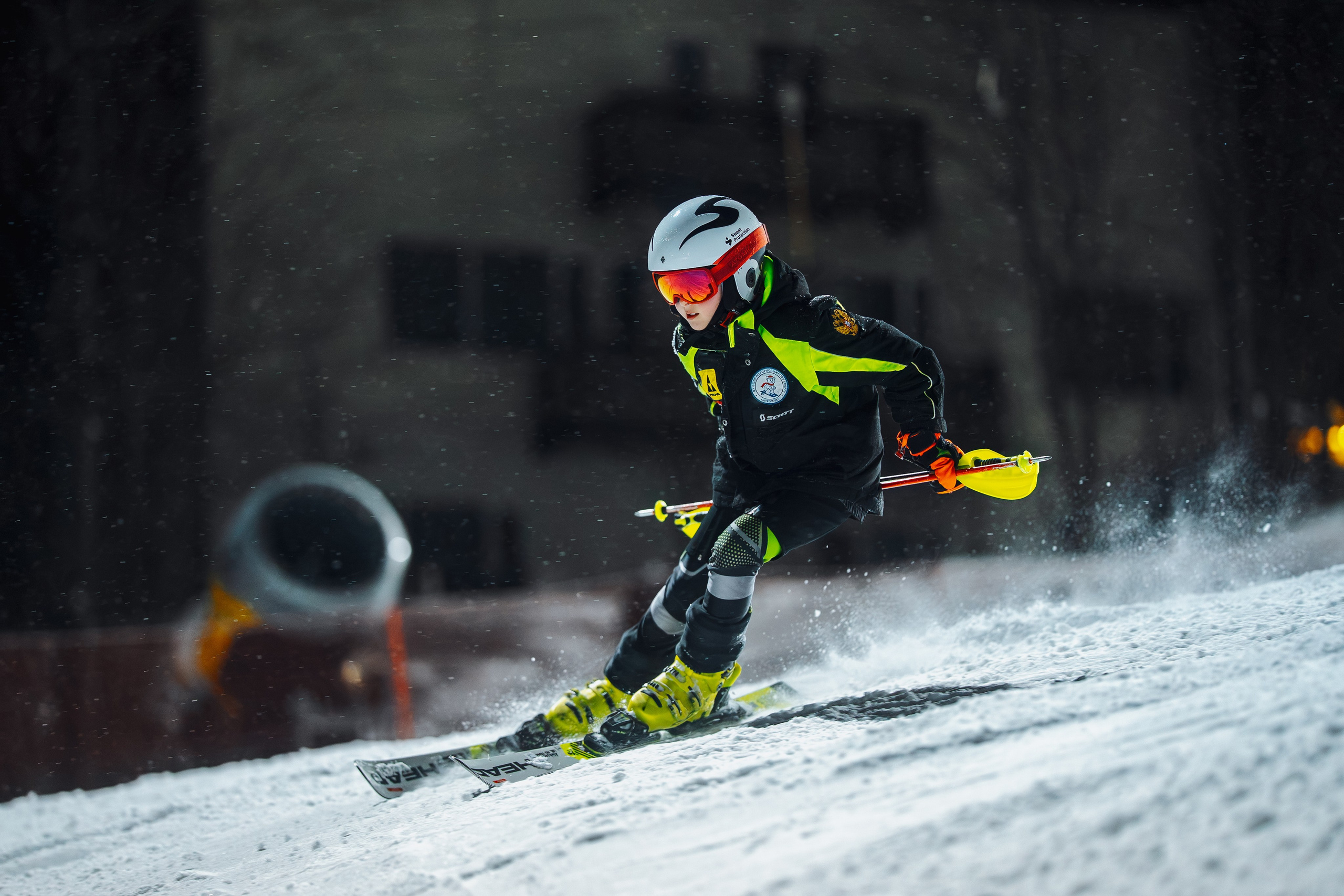 2025.12.25 | Горные лыжи. Тренировка. Шуколово, 5й склон. Фотограф Студитский Евгений