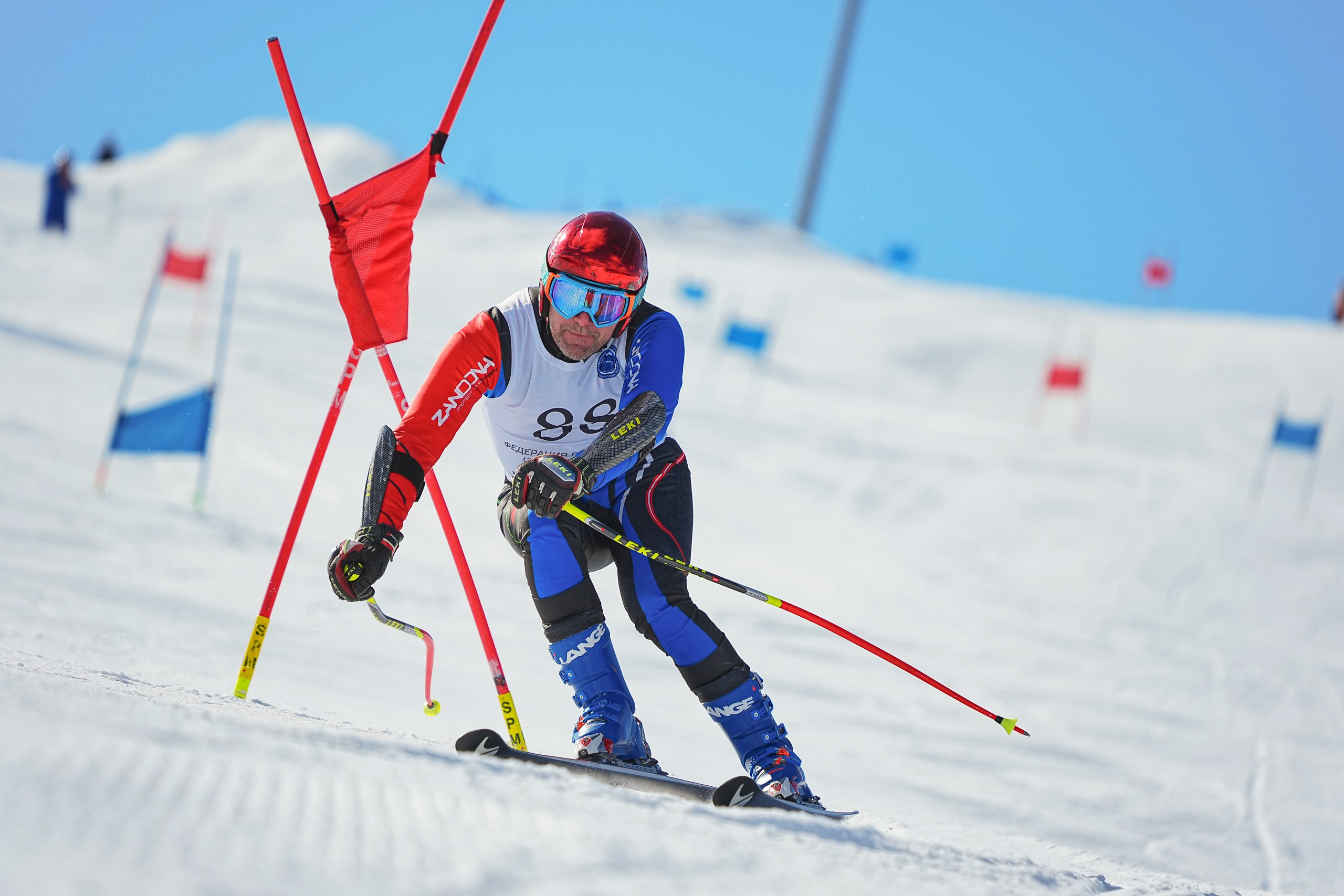 Соревнования «Приз горнолыжного клуба Леонида Тягачева», GS, 2024. Фотограф Студитский Евгений