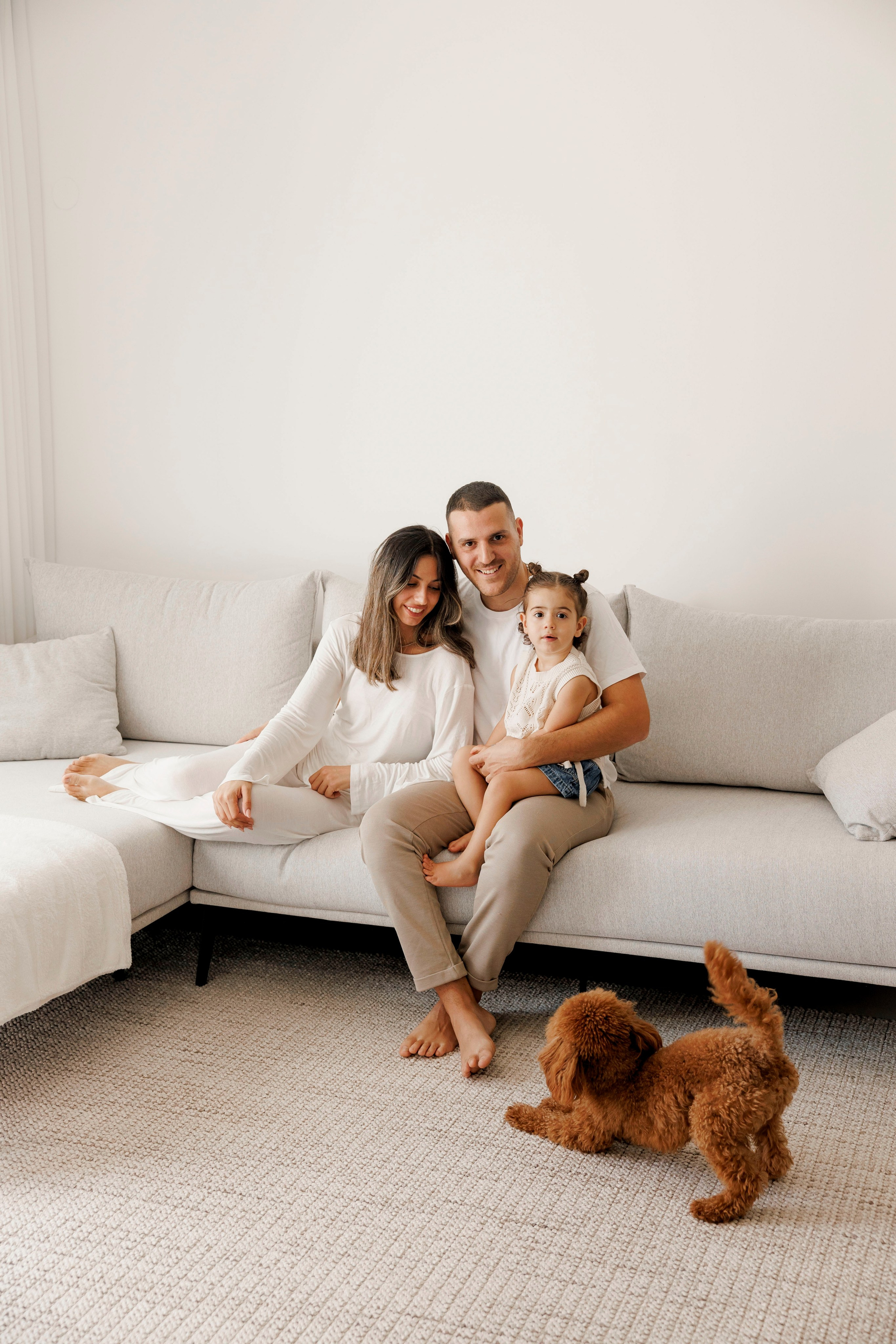 Family photoshoot at home. Главная