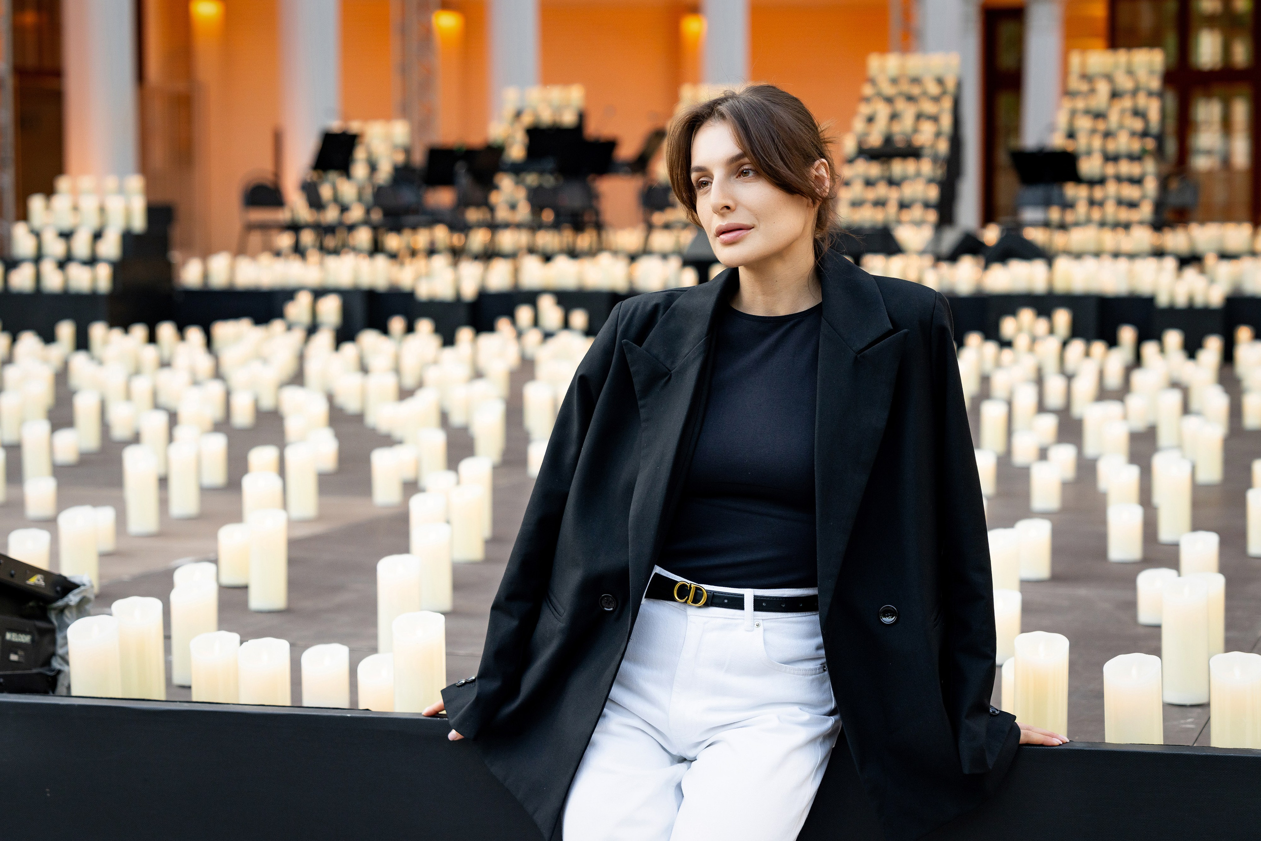 Симфонический оркестр Lumisfera при свечах. Фотограф Никита Комаров