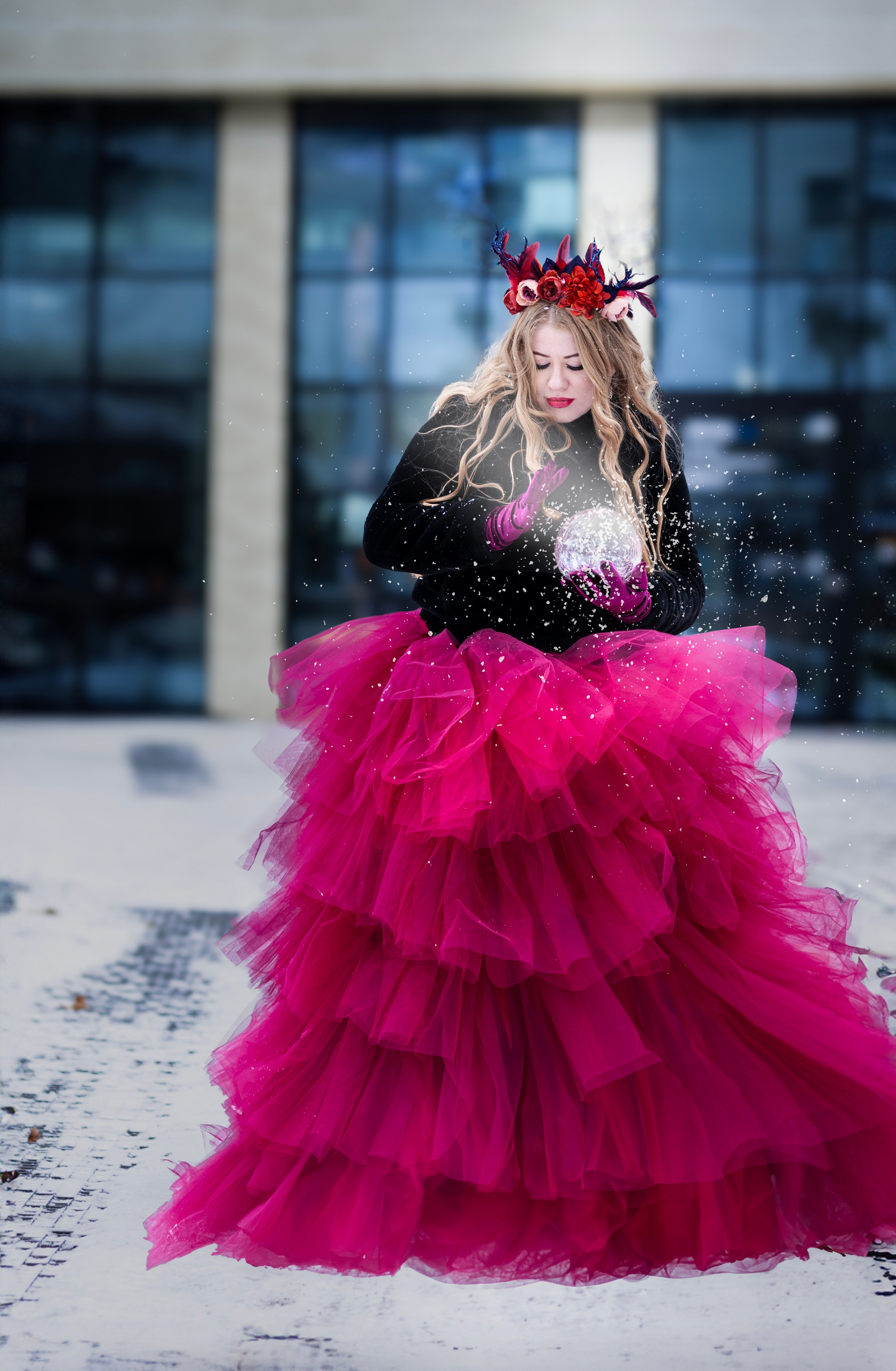 Long dresses shooting. Photographer in Munich