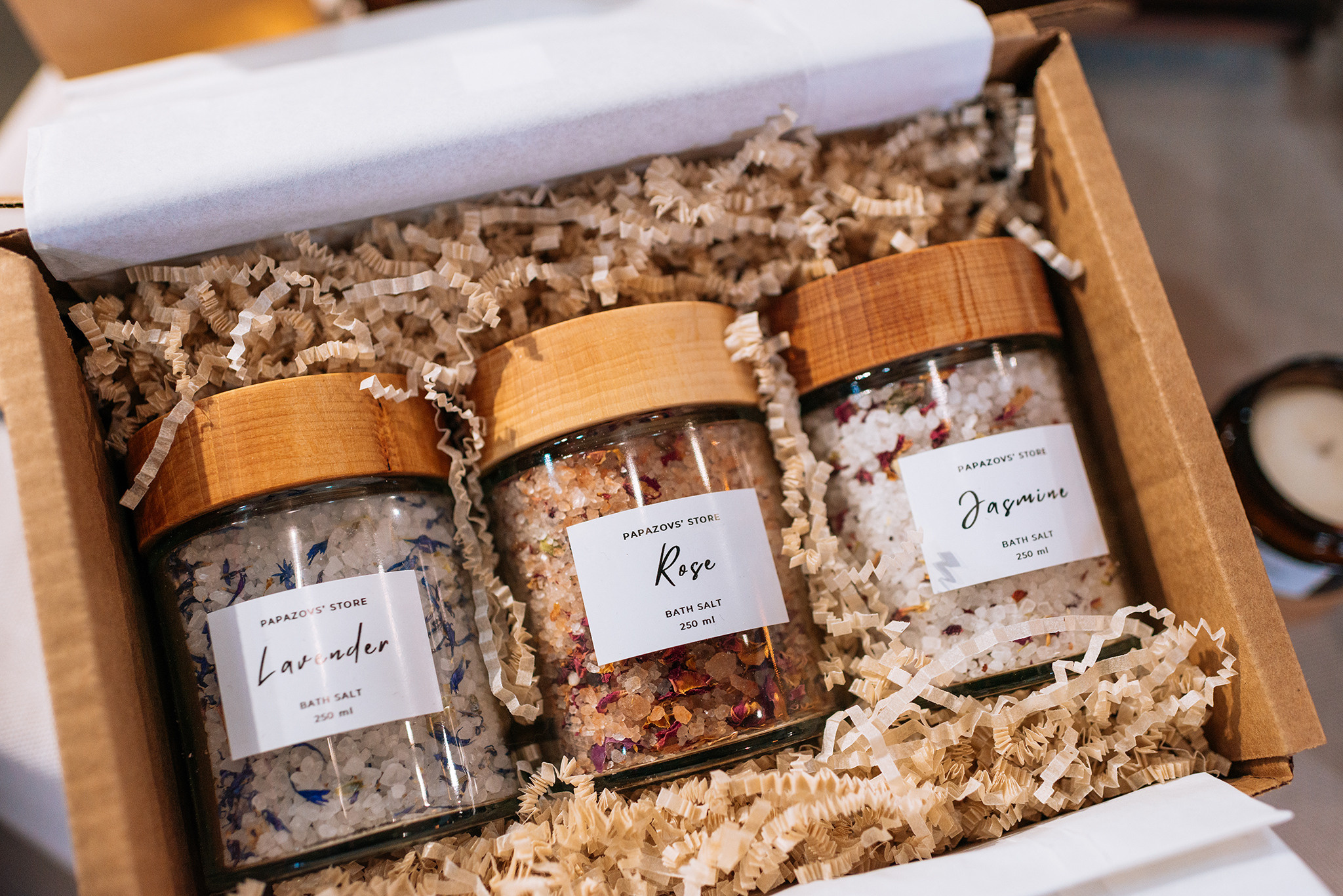 Papazovs’ Store. Соевые свечи и соль для ванны. Репортажный фотограф в Санкт-Петербурге Анастасия Клёпова
