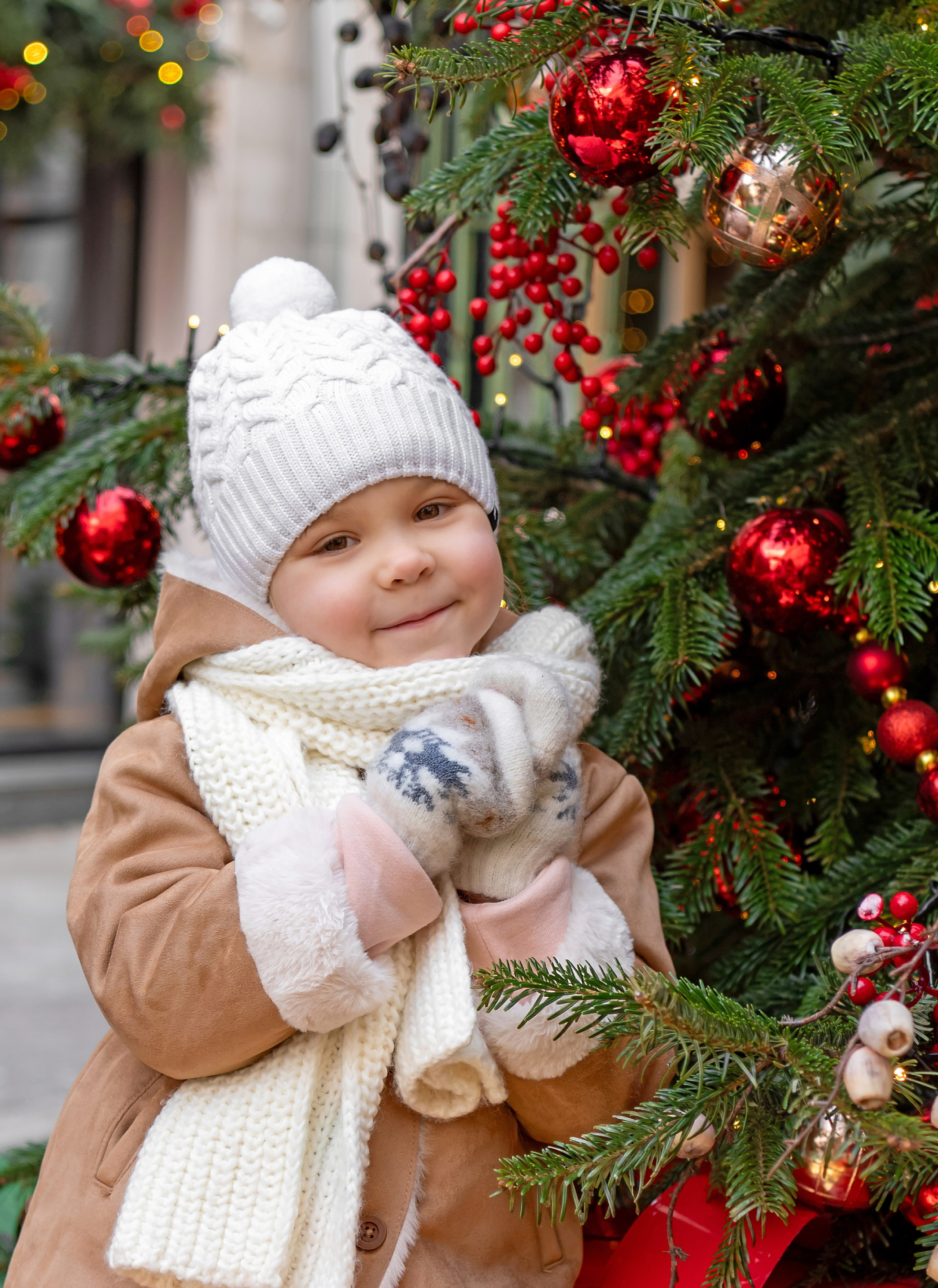 Новогодняя прогулка по Москве. Детский и семейный фотограф г. Москва Оксана Катаджи