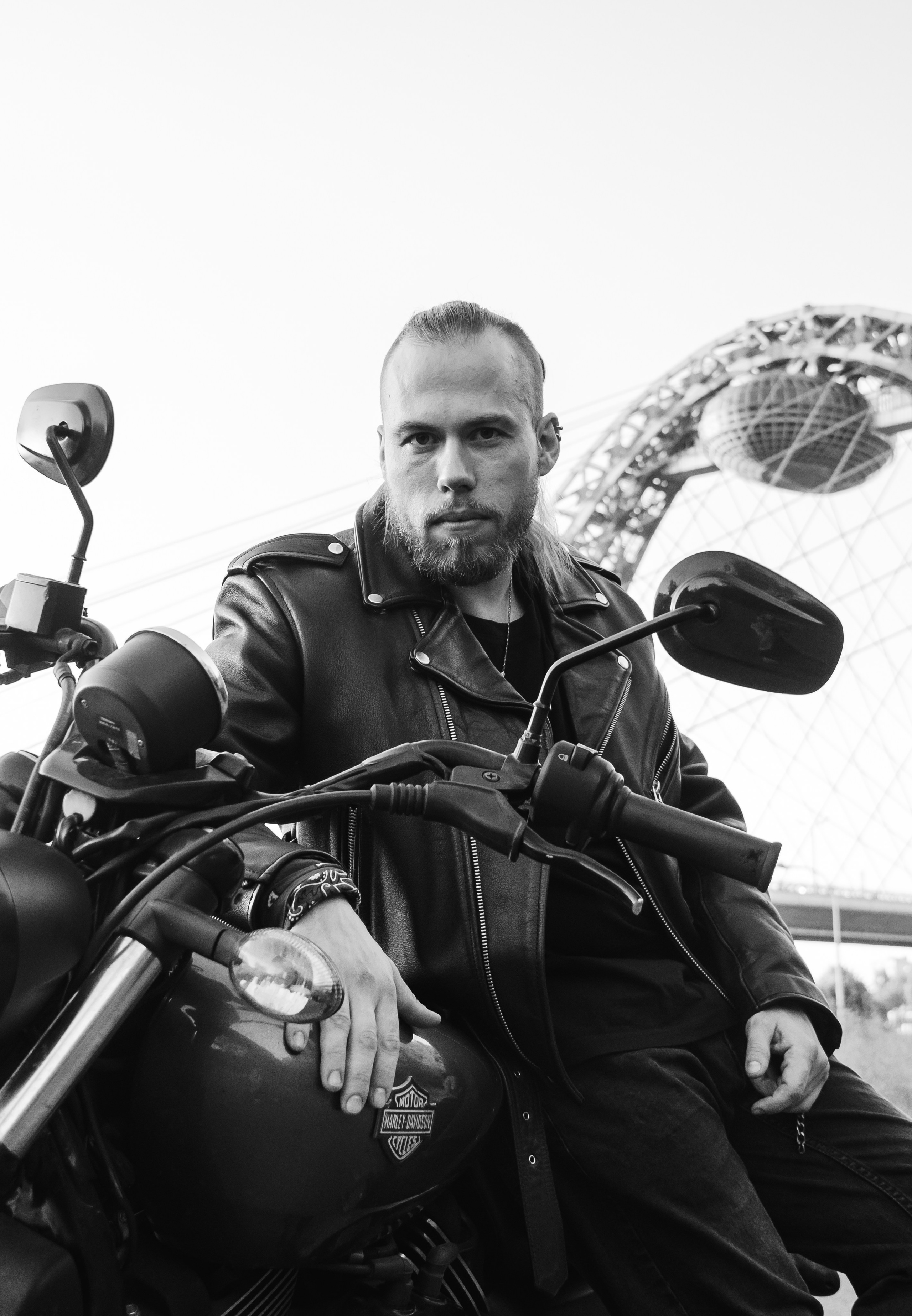 Иван и Harley Davidson. Наталия Фролова. Фотограф. Москва